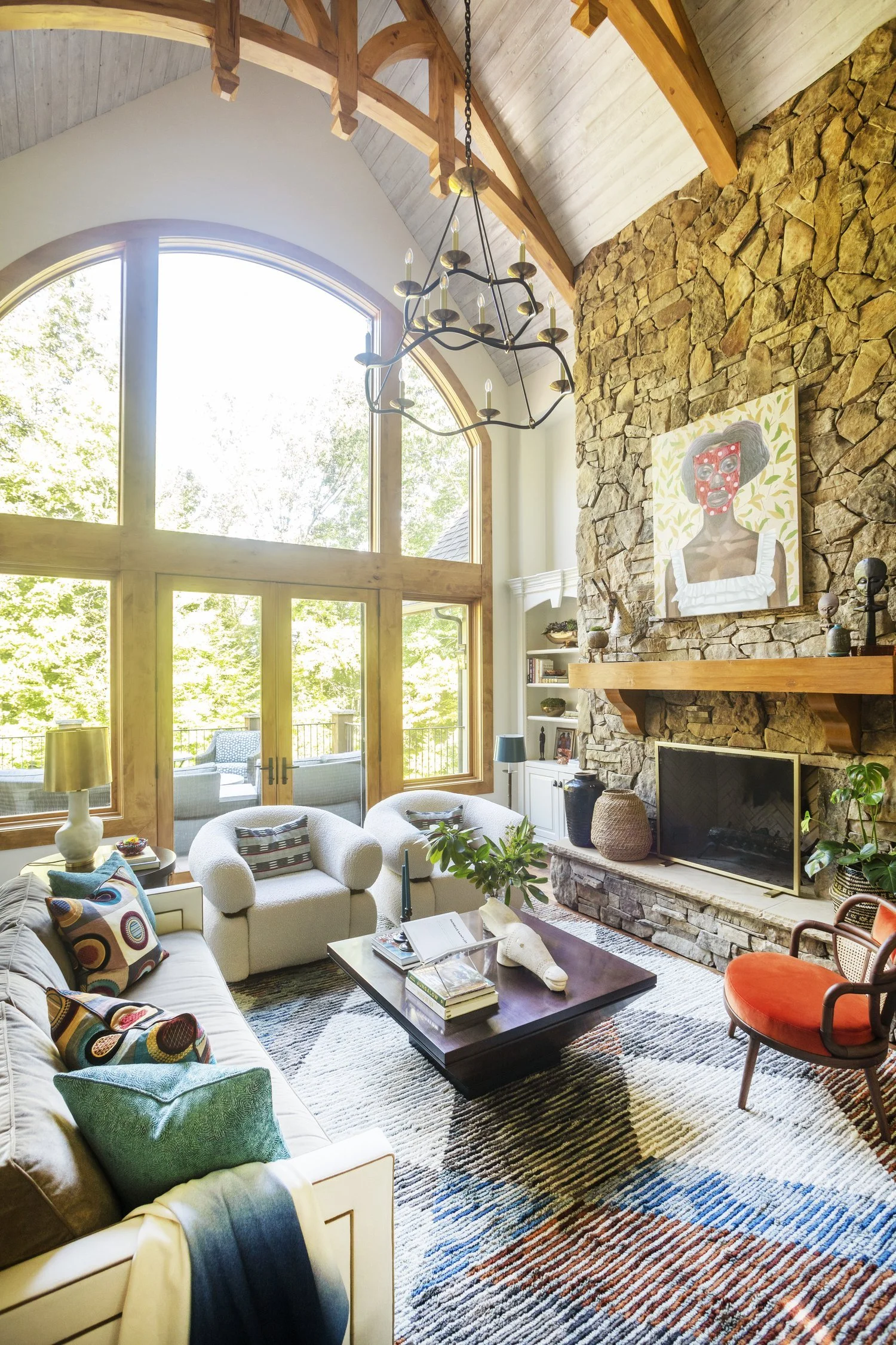 Before &amp; After: A Colorful NC Estate