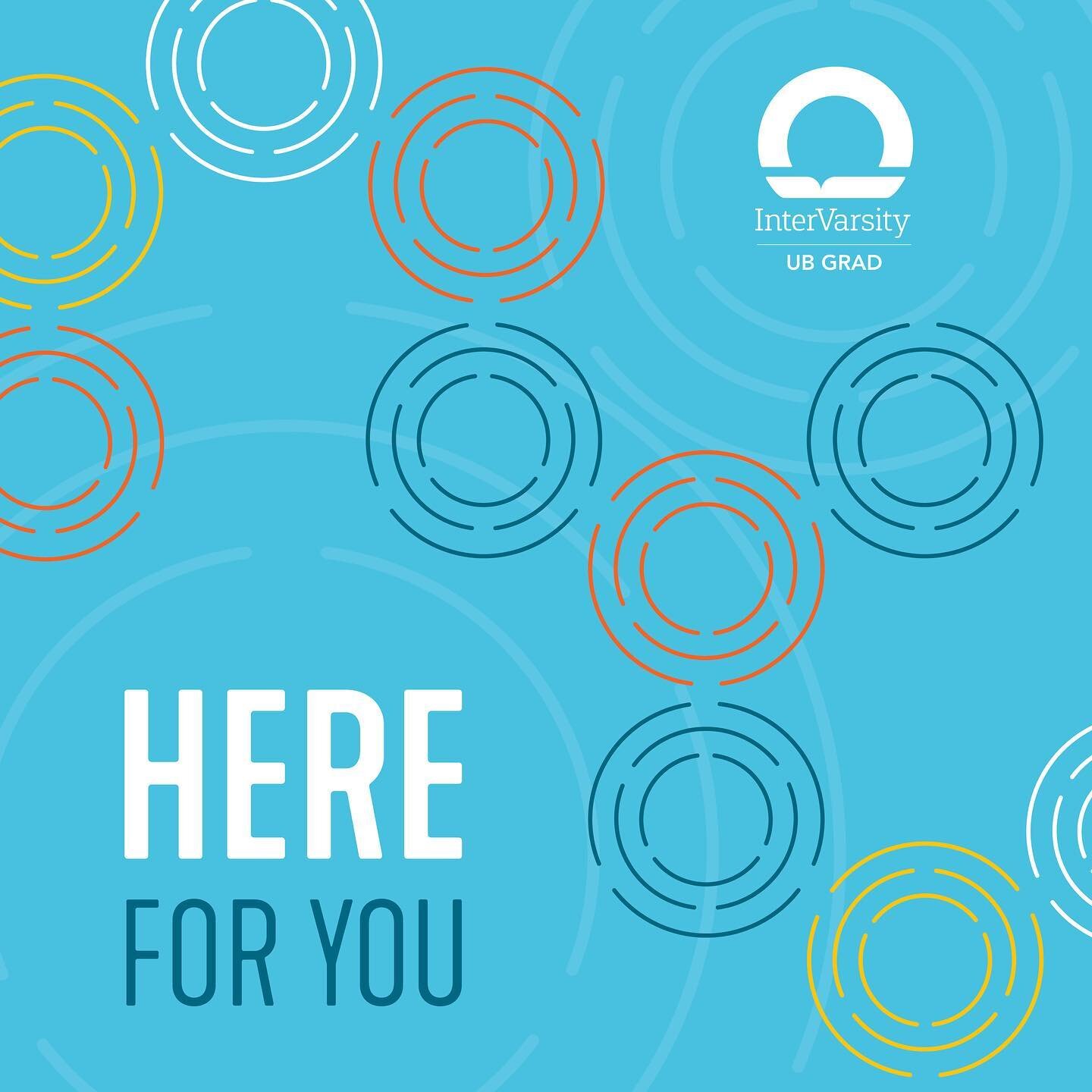 UB graduate students - we&rsquo;re here for you! Let us know how we can pray for you or help you connect as you head into this school year. 

#callingallgradstudents #intervarsitygfm #gradstudent #graduatestudent #intervarsity #christian #ubivgcf #gf
