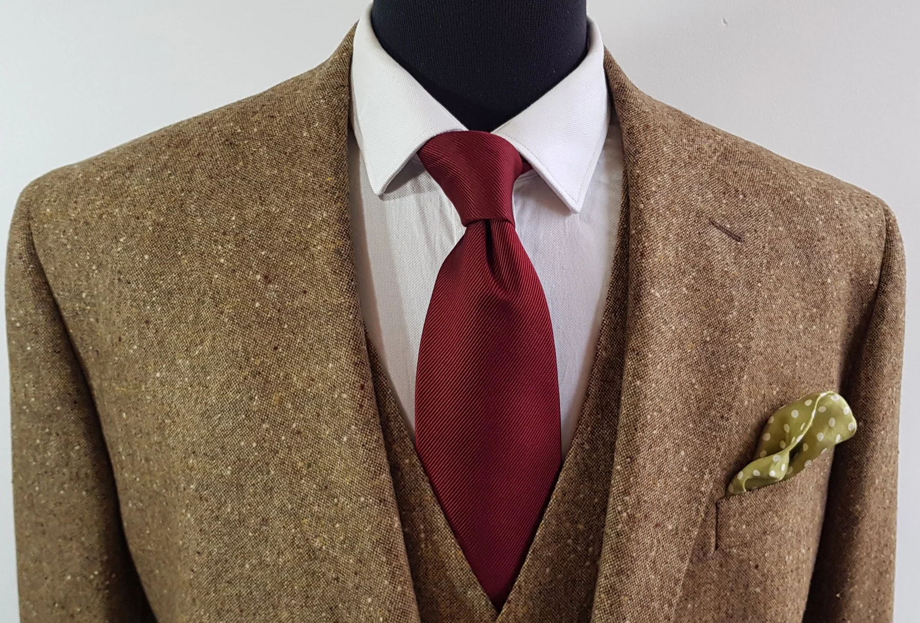 Three Piece Suit in Holland &amp; Sherry Donegal Tweed