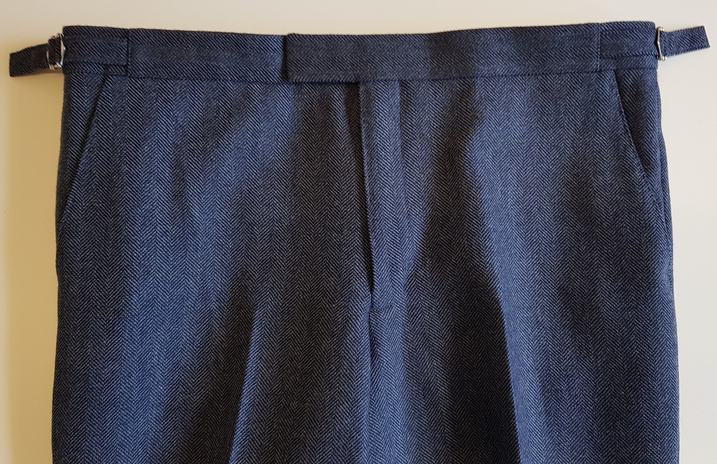 3 Piece Blue Herringbone Tweed Wedding Suit in Glenroyal — TWEED ADDICT