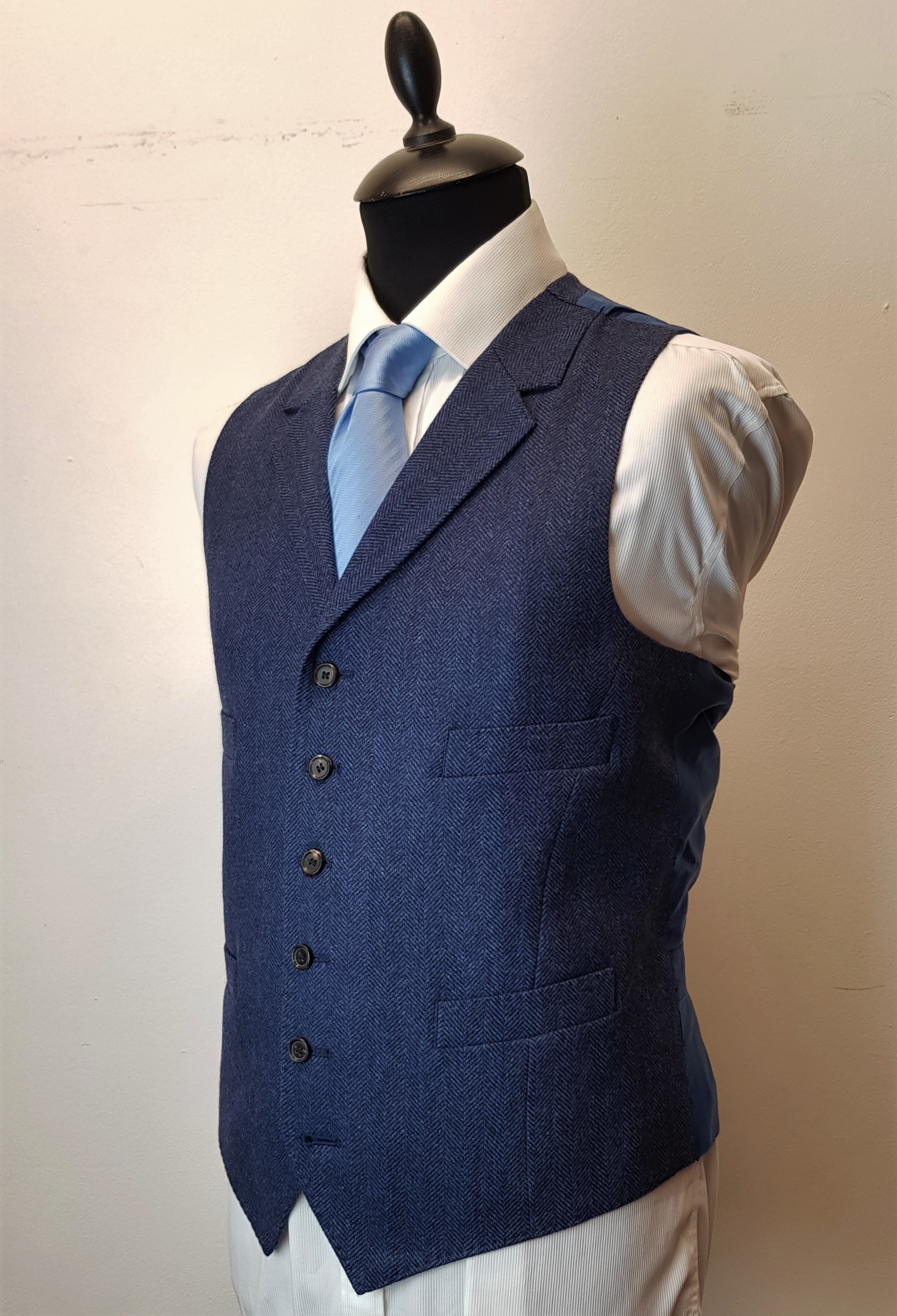 3 piece tweed suit in blue herringbone extra fine merino (14).jpg