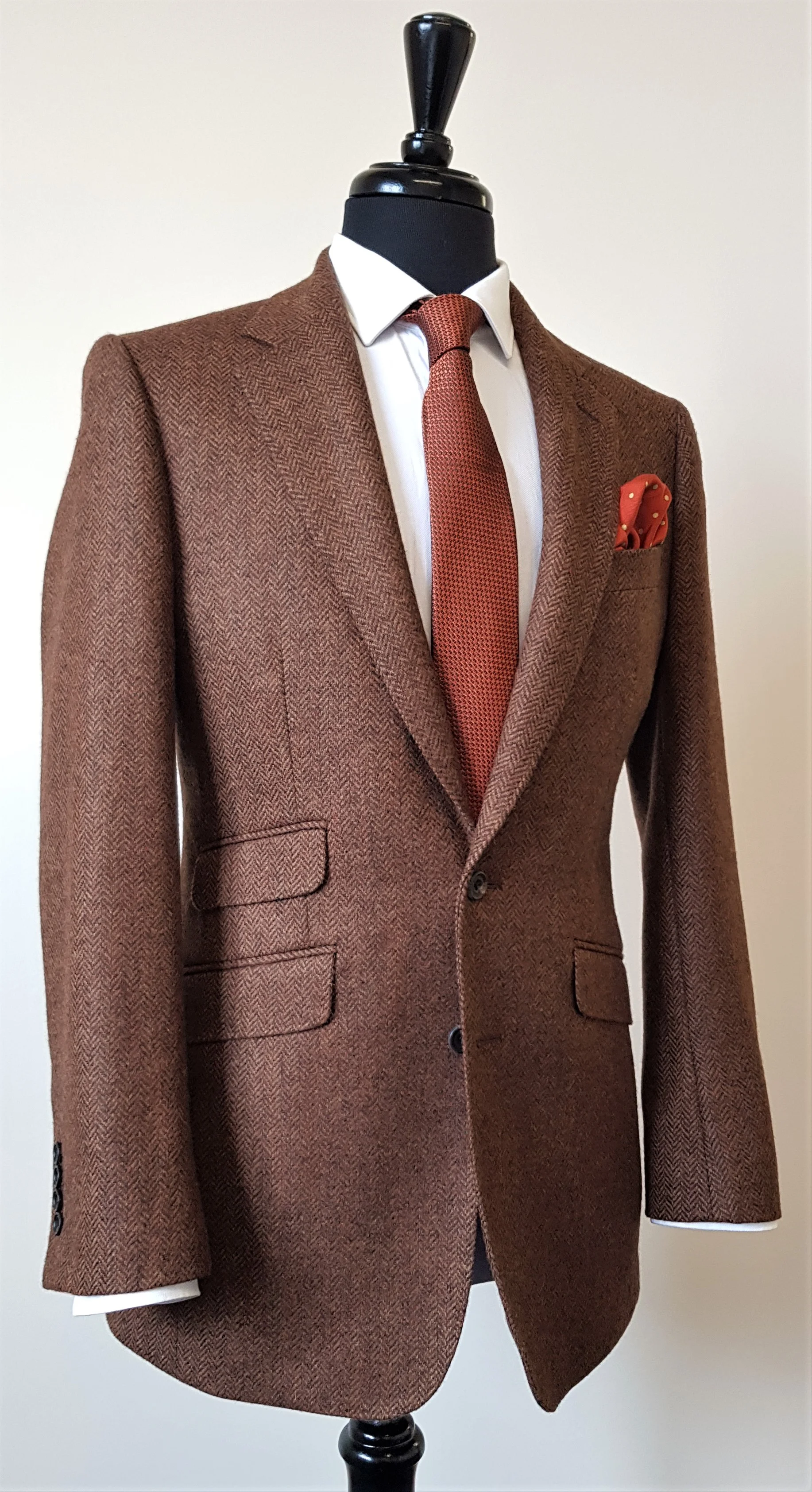 Brown Herringbone Shetland Tweed Jacket (7).jpg