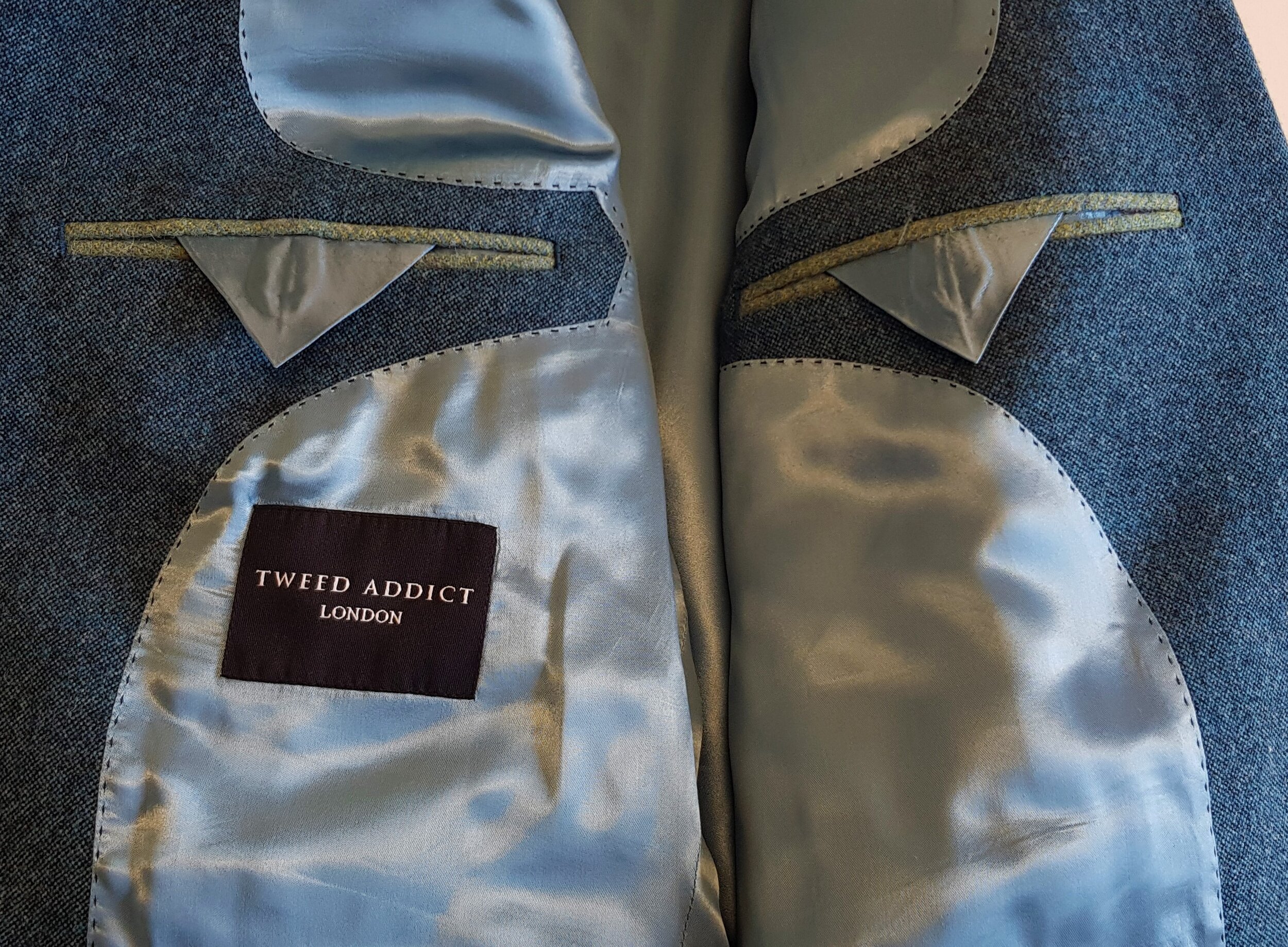 2 Piece Lambswool Tweed Suit with Contrast Cheviot Waistcoat — TWEED ADDICT