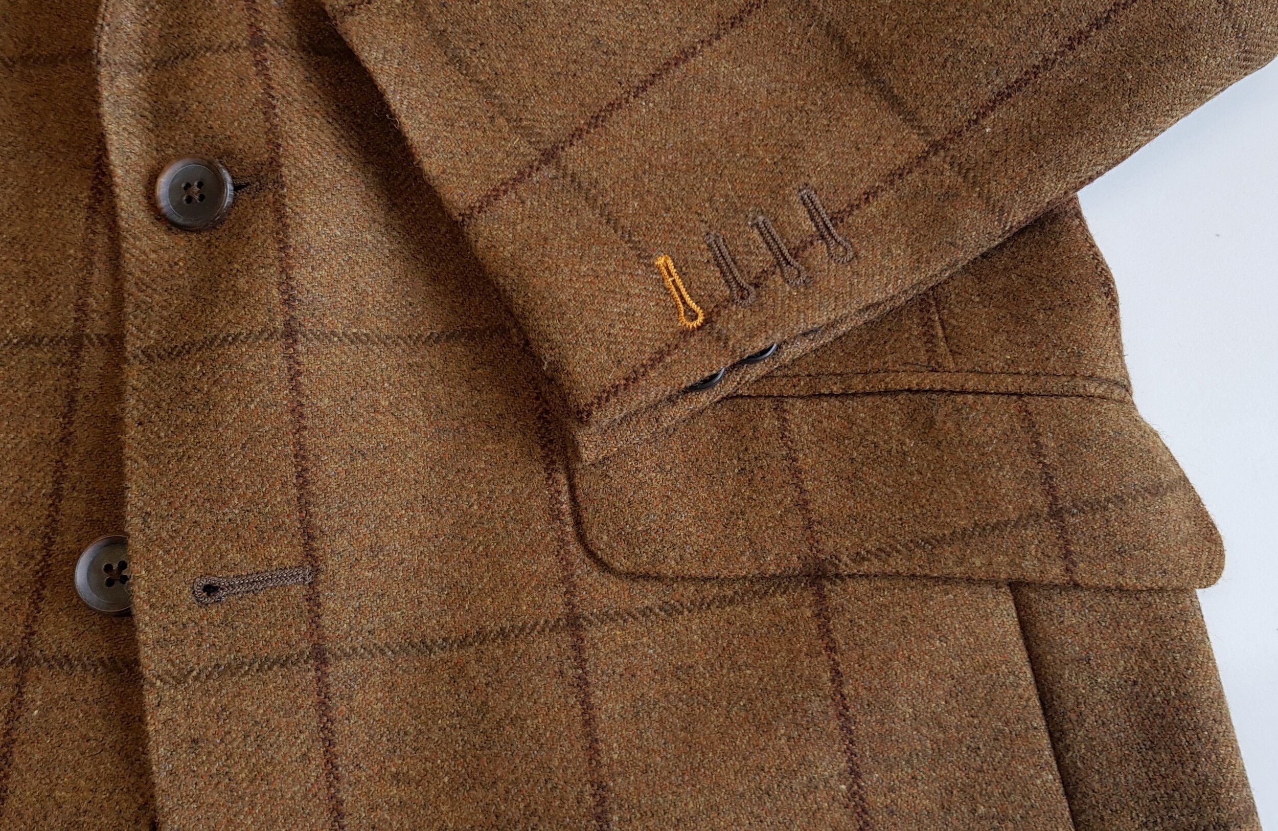 Brown Check Tweed Jacket in Porter & Harding Glenroyal — TWEED ADDICT