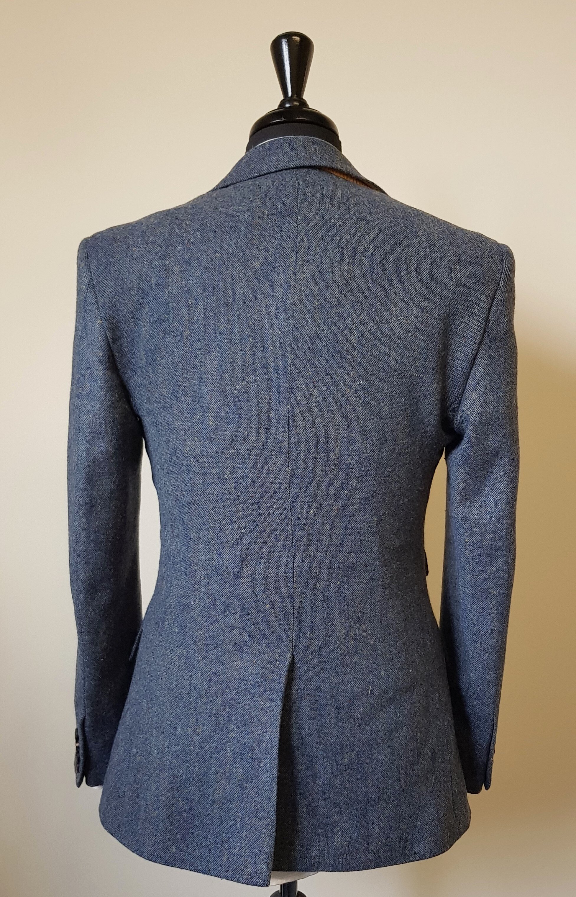 3 Piece Suit in Blue Donegal Tweed — TWEED ADDICT