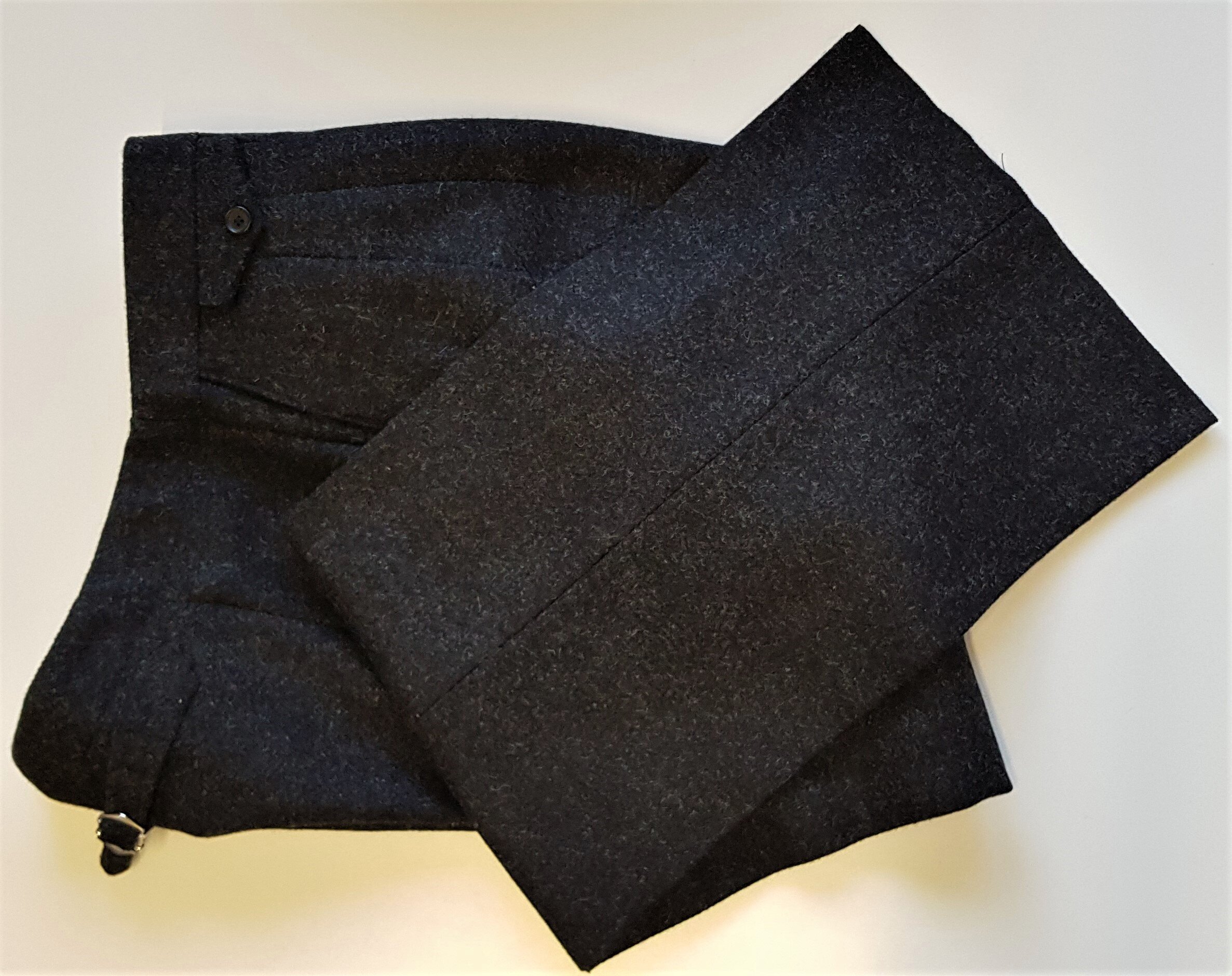 3 Piece Suit in Charcoal Shetland Tweed (7).jpg