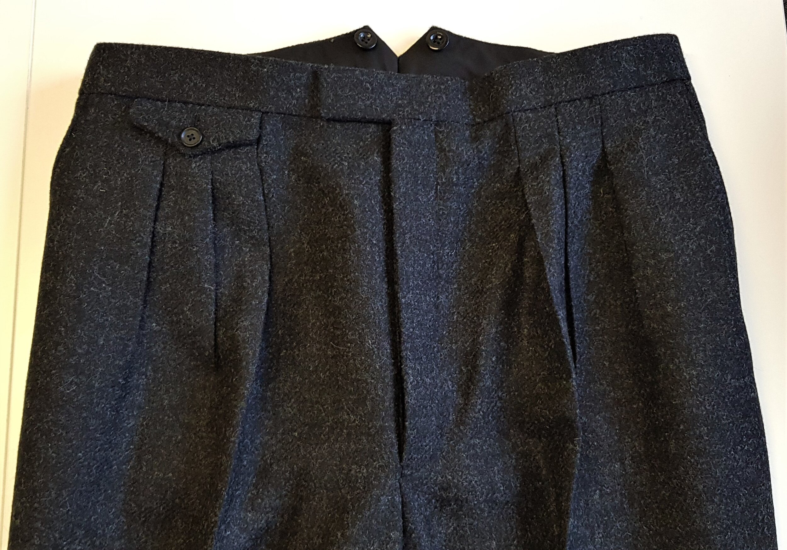 3 Piece Suit in Charcoal Shetland Tweed (8).jpg