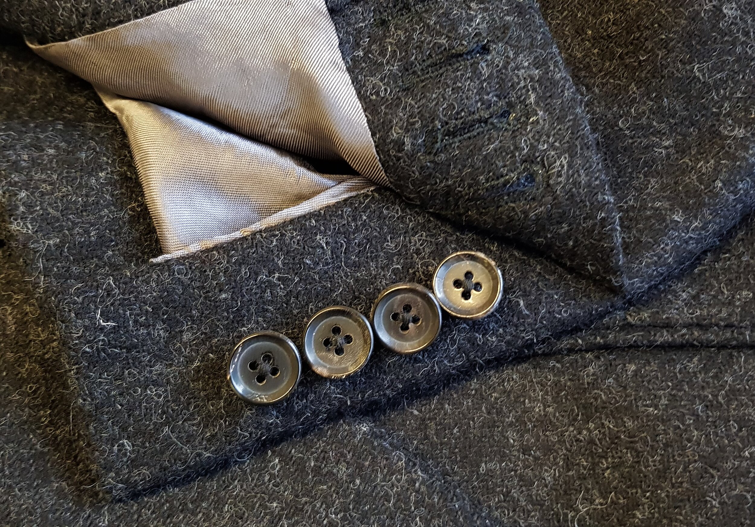 3 Piece Suit in Charcoal Shetland Tweed (15).jpg