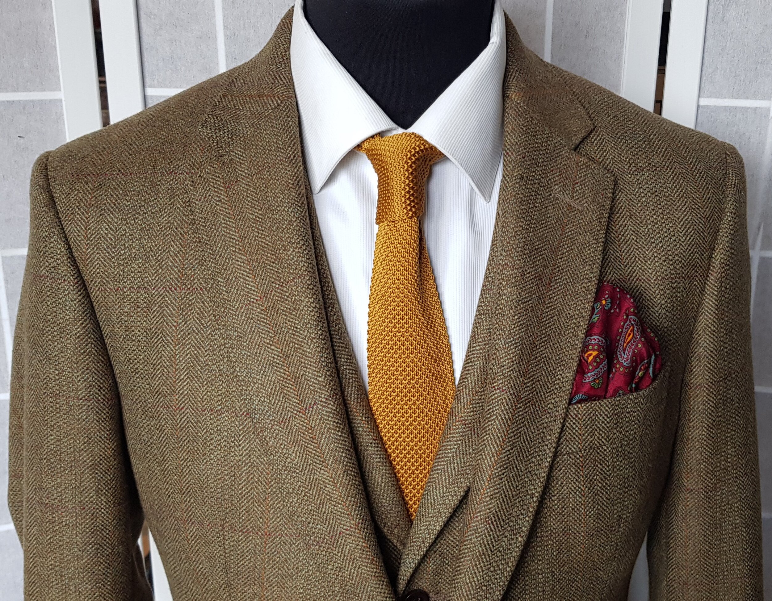 Green 3 piece tweed suit — TWEED ADDICT