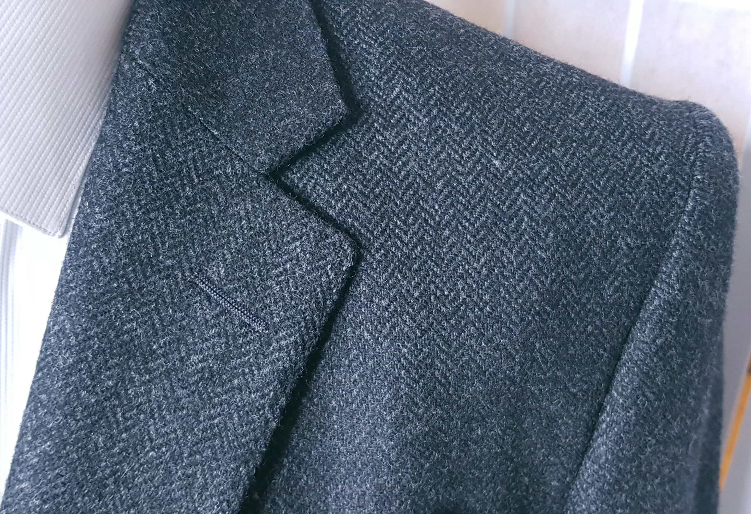 3 Piece Suit in Charcoal Herringbone Lambswool Tweed (7).jpg