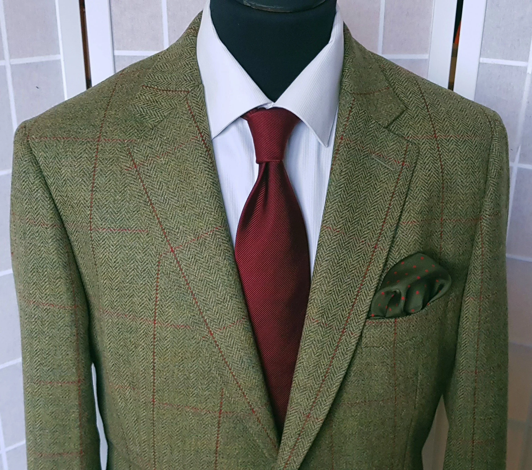2 Button Jacket in Lovat Mill Kirkton Tweed