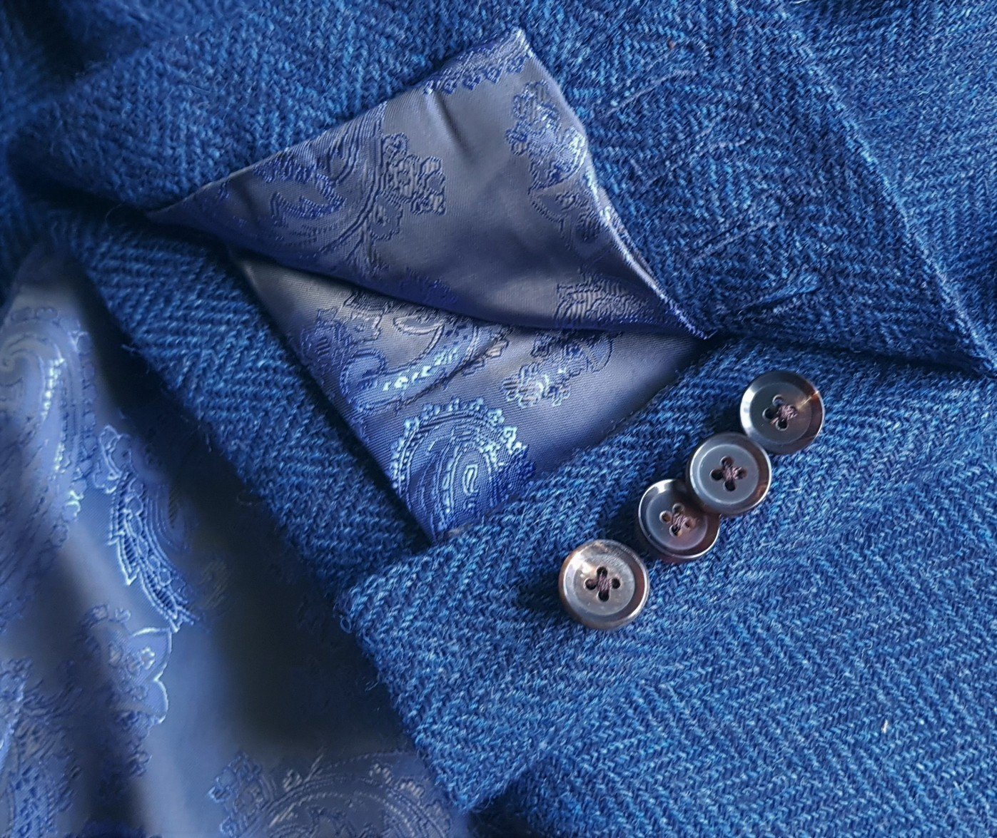 3 Piece Suit in W Bill Shetland Tweed 12123 — TWEED ADDICT