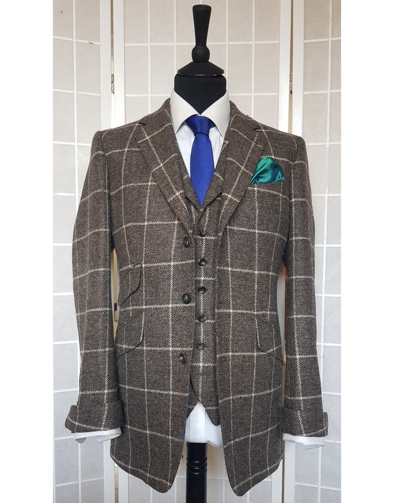 Ready to wear tweed jackets, waistcoats and trousers available now ...