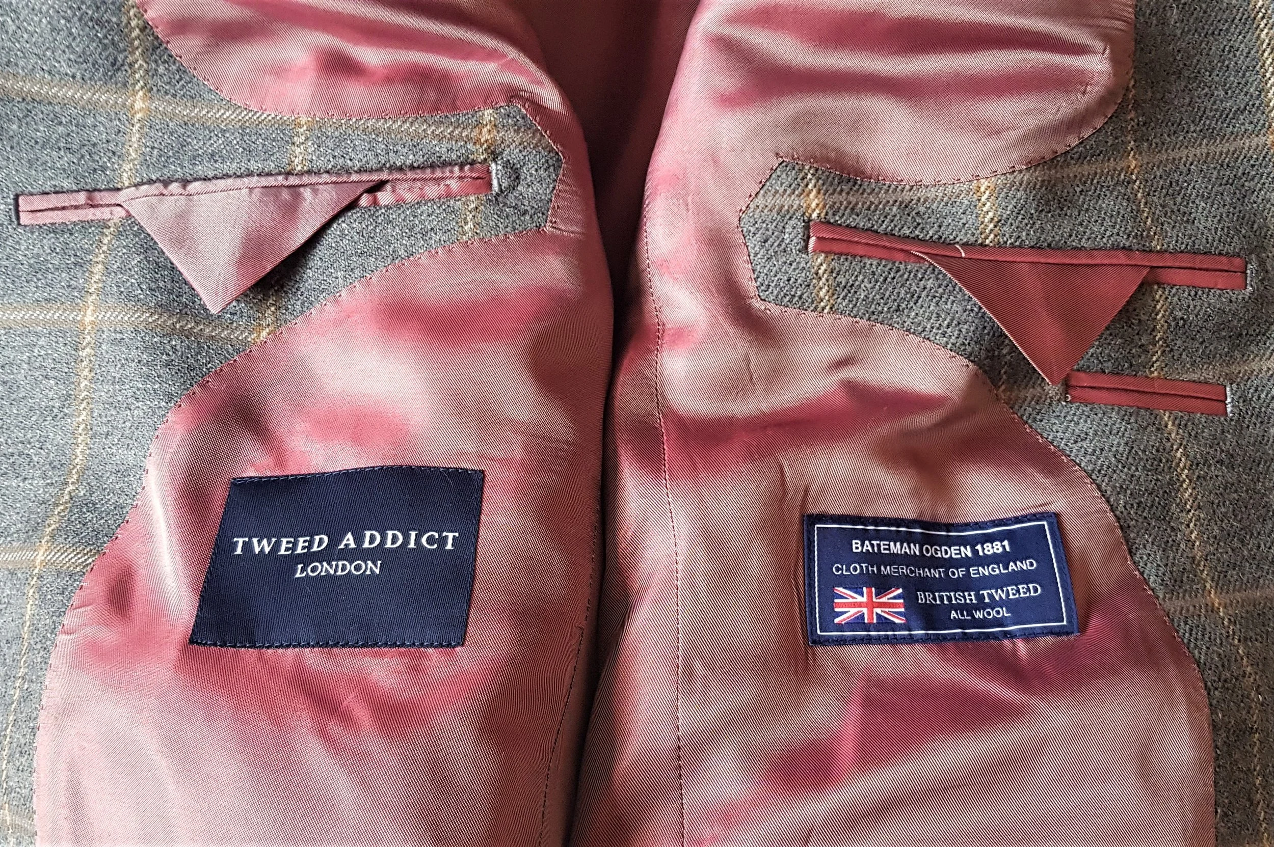 Jacket and Waistcoat in Grey Check Glenhunt Tweed — TWEED ADDICT