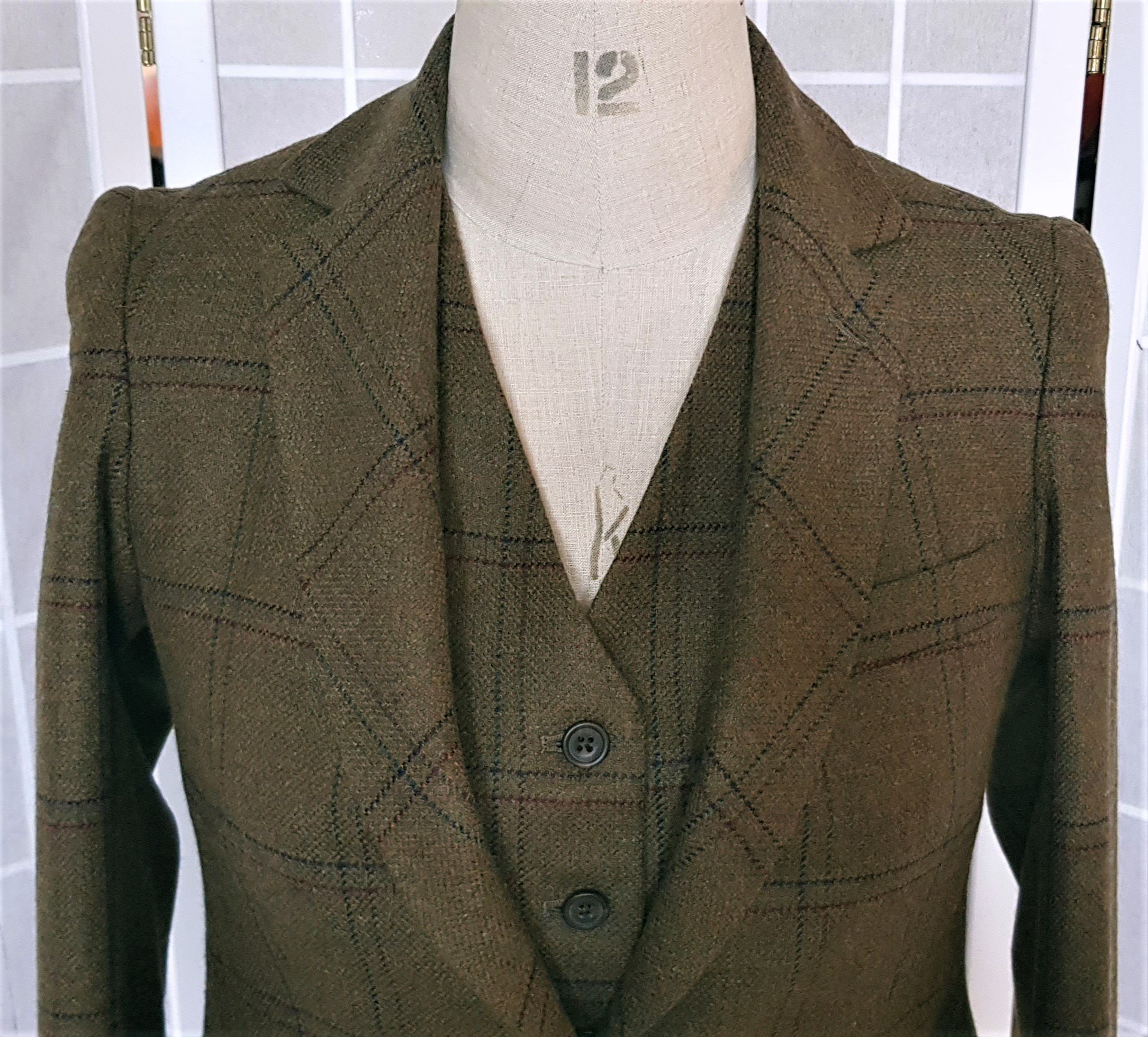 Women's 3 Piece suit in Lovat Mill Teviot Tweed