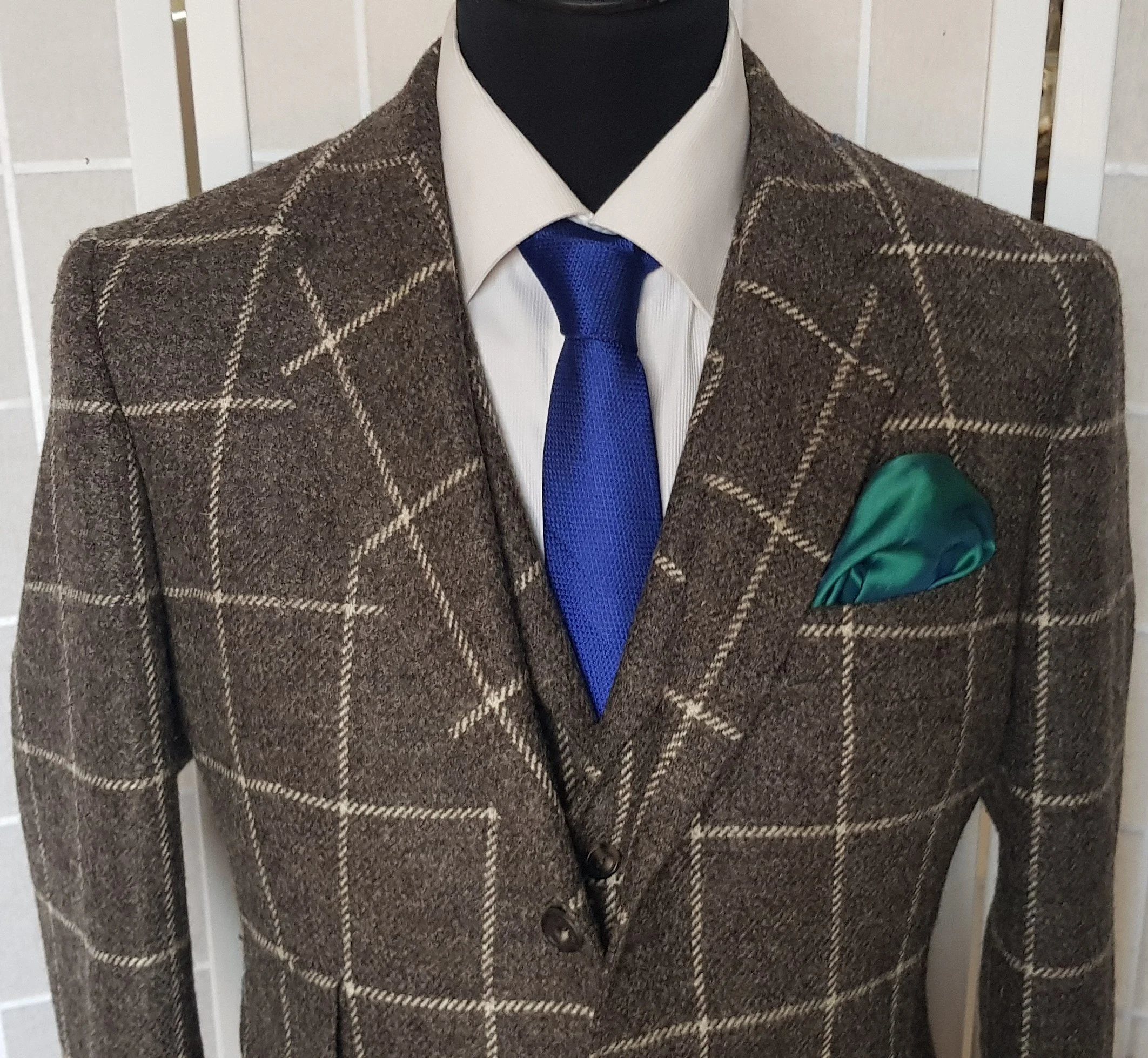 Jacket and Waistcoat in "Ecology" Undyed British Tweed