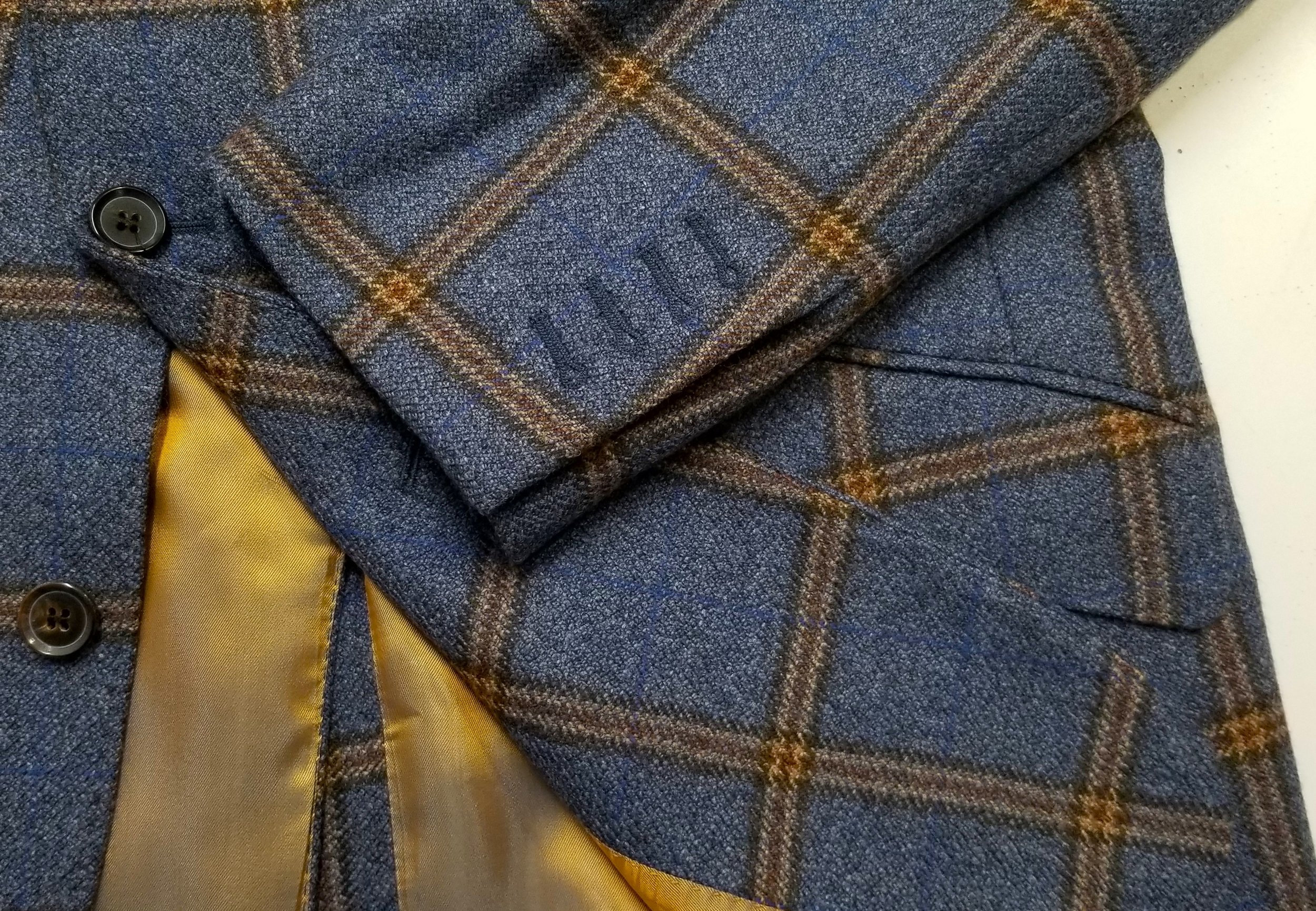 3 Piece suit in blue check tweed (8).jpg