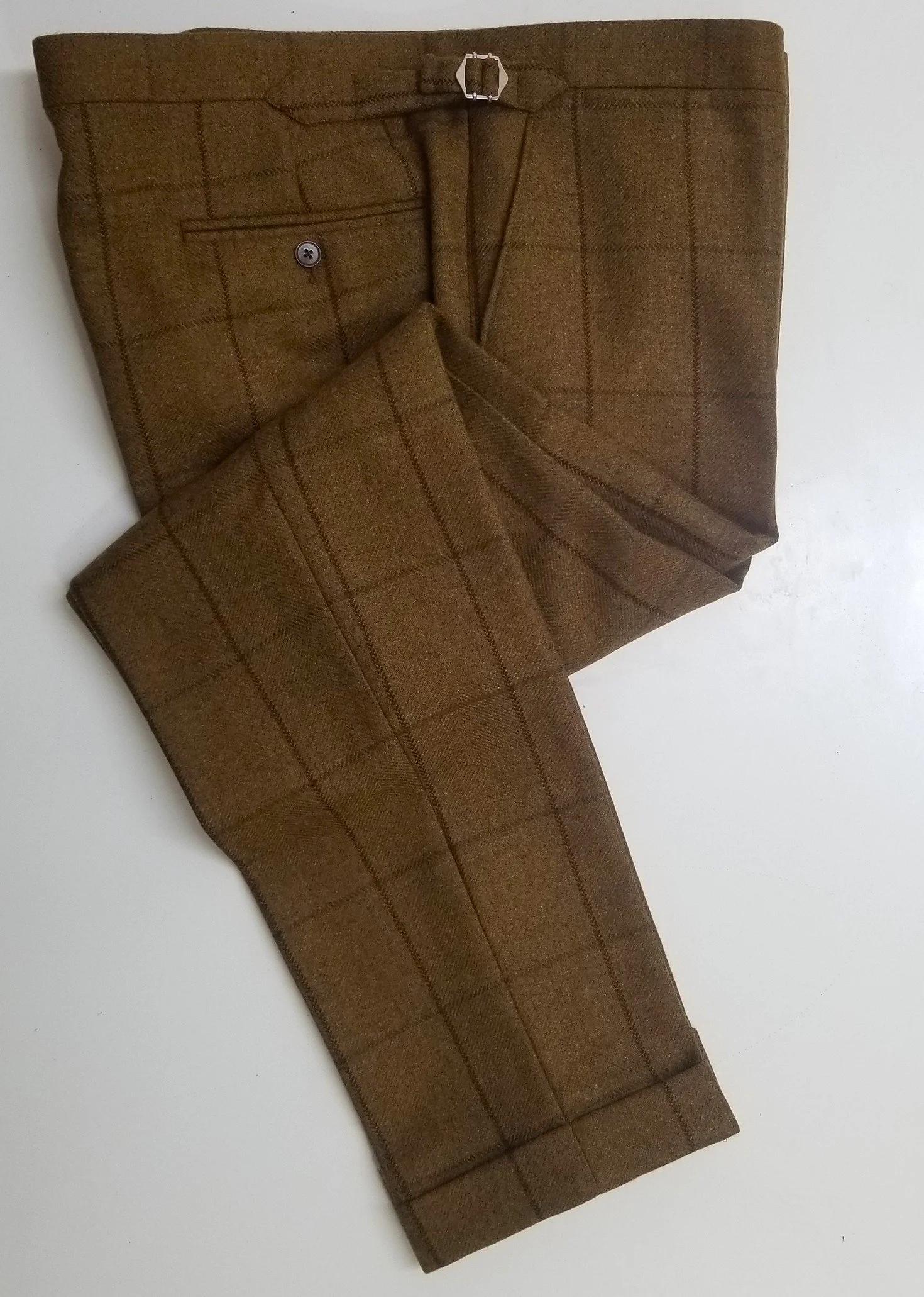 Made To Measure Brown Glen Check 2 Piece Suit