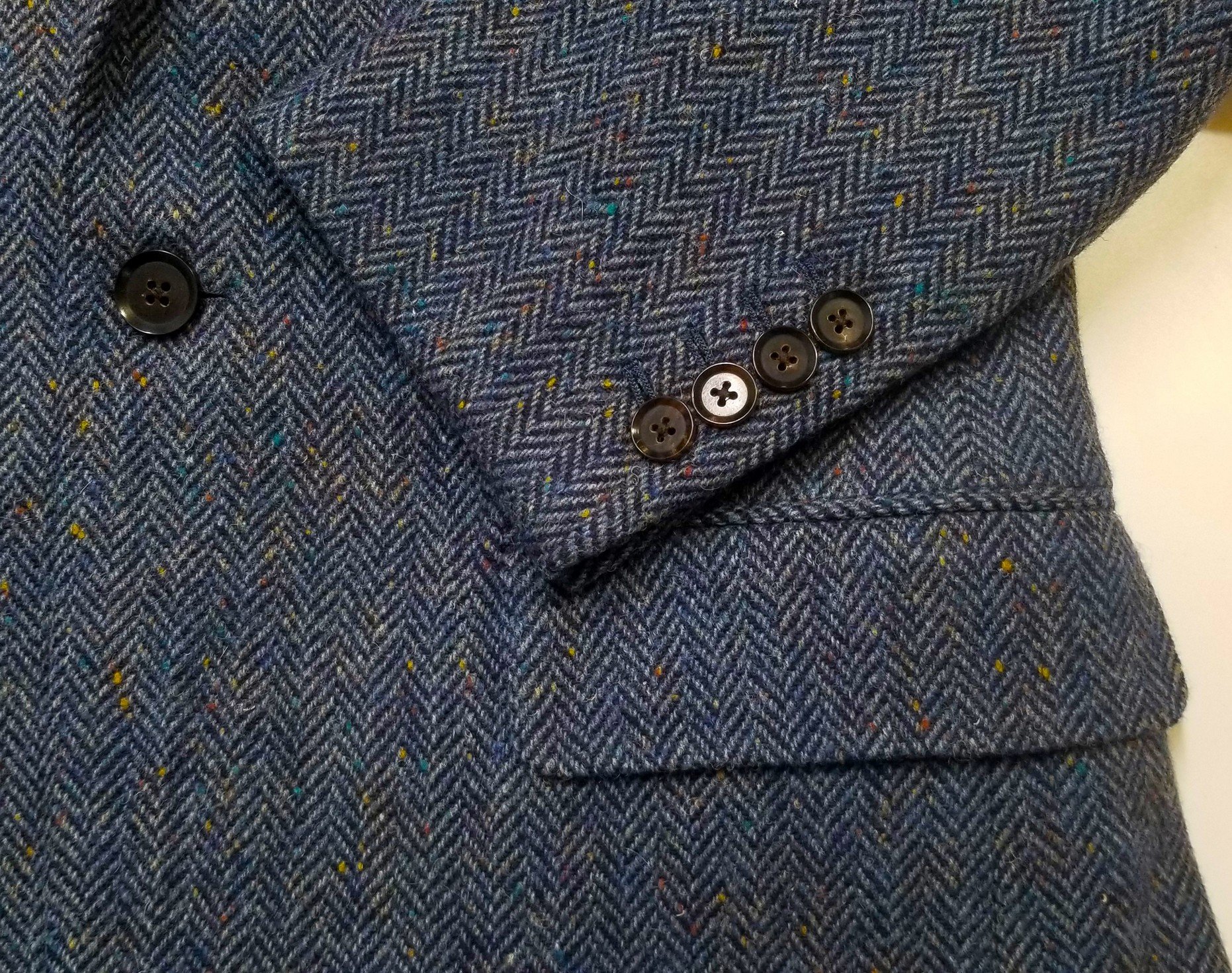 Blue Herringbone Donegal Tweed Suit (2).jpg