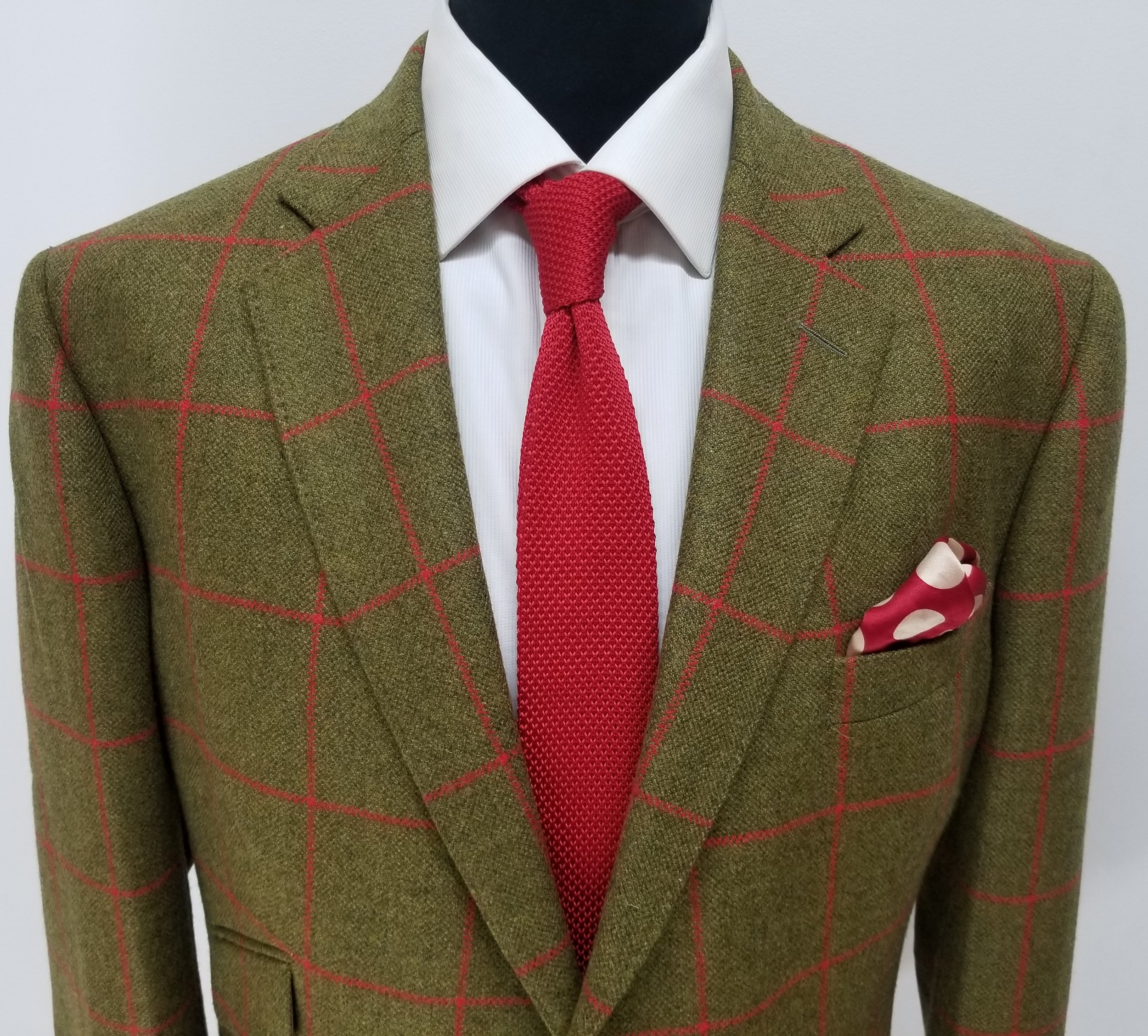 Bold Red and Green check tweed jacket (3).jpg