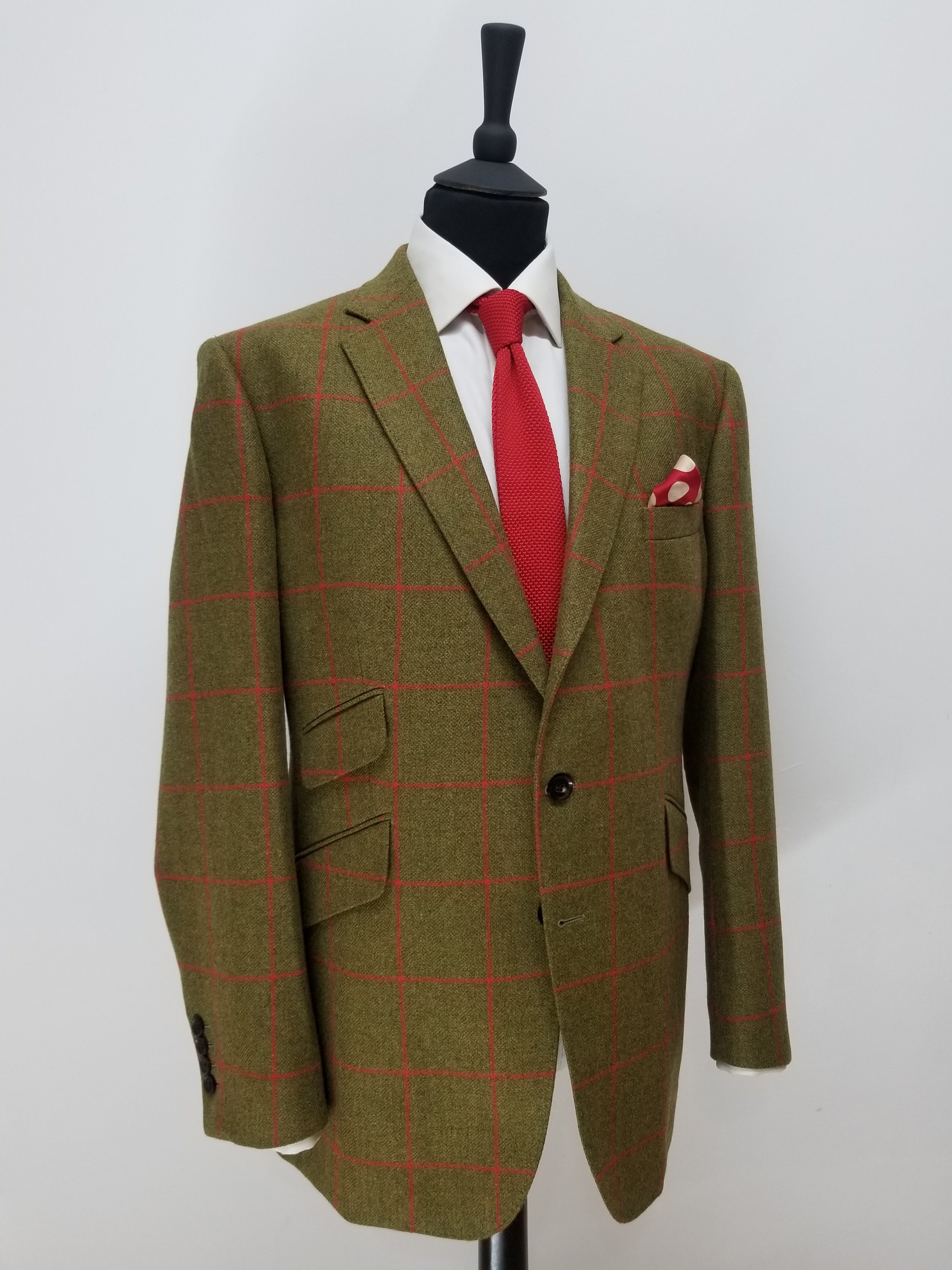 Bold Red and Green check tweed jacket (4).jpg