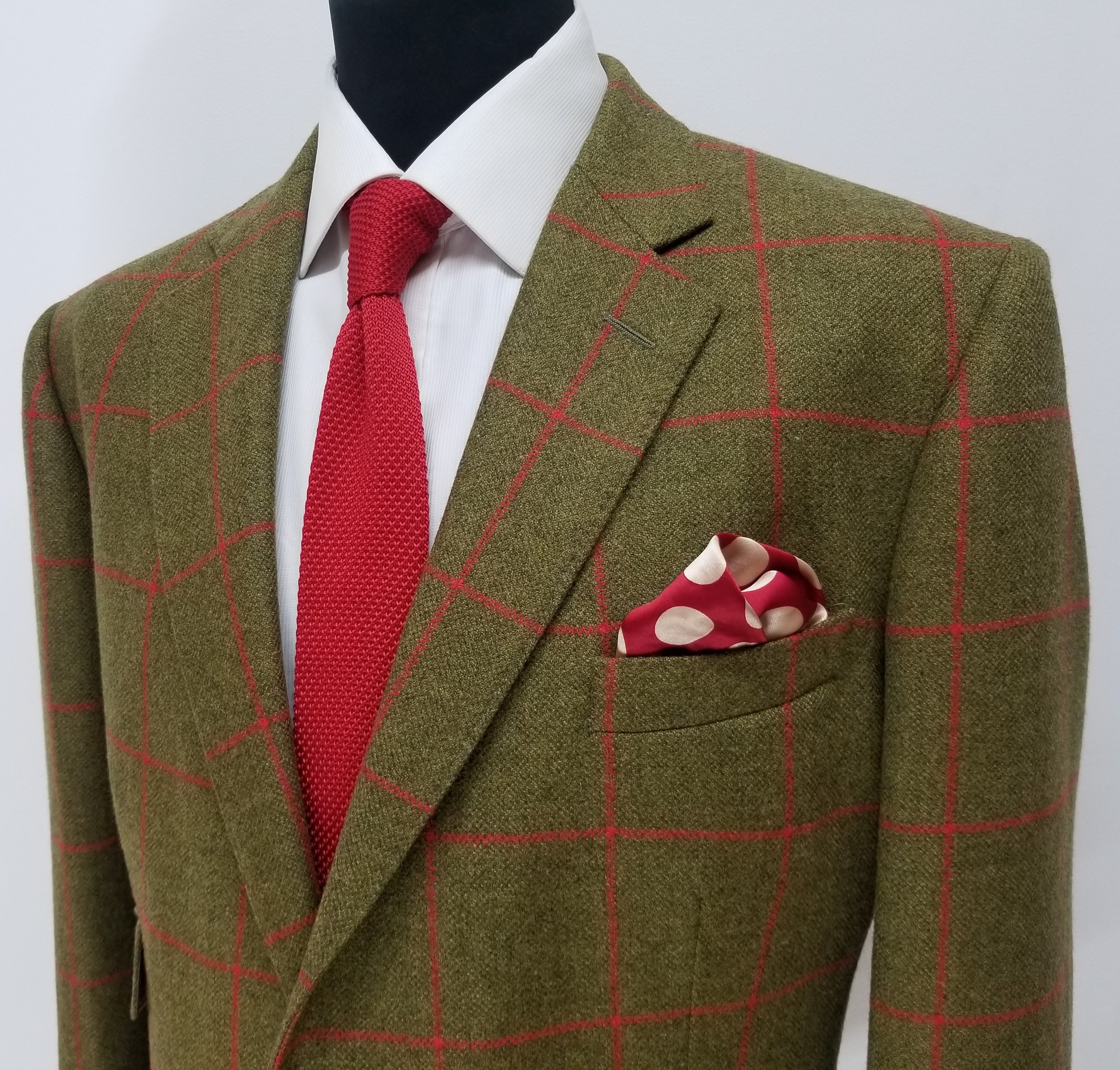 Bold Red and Green check tweed jacket (5).jpg