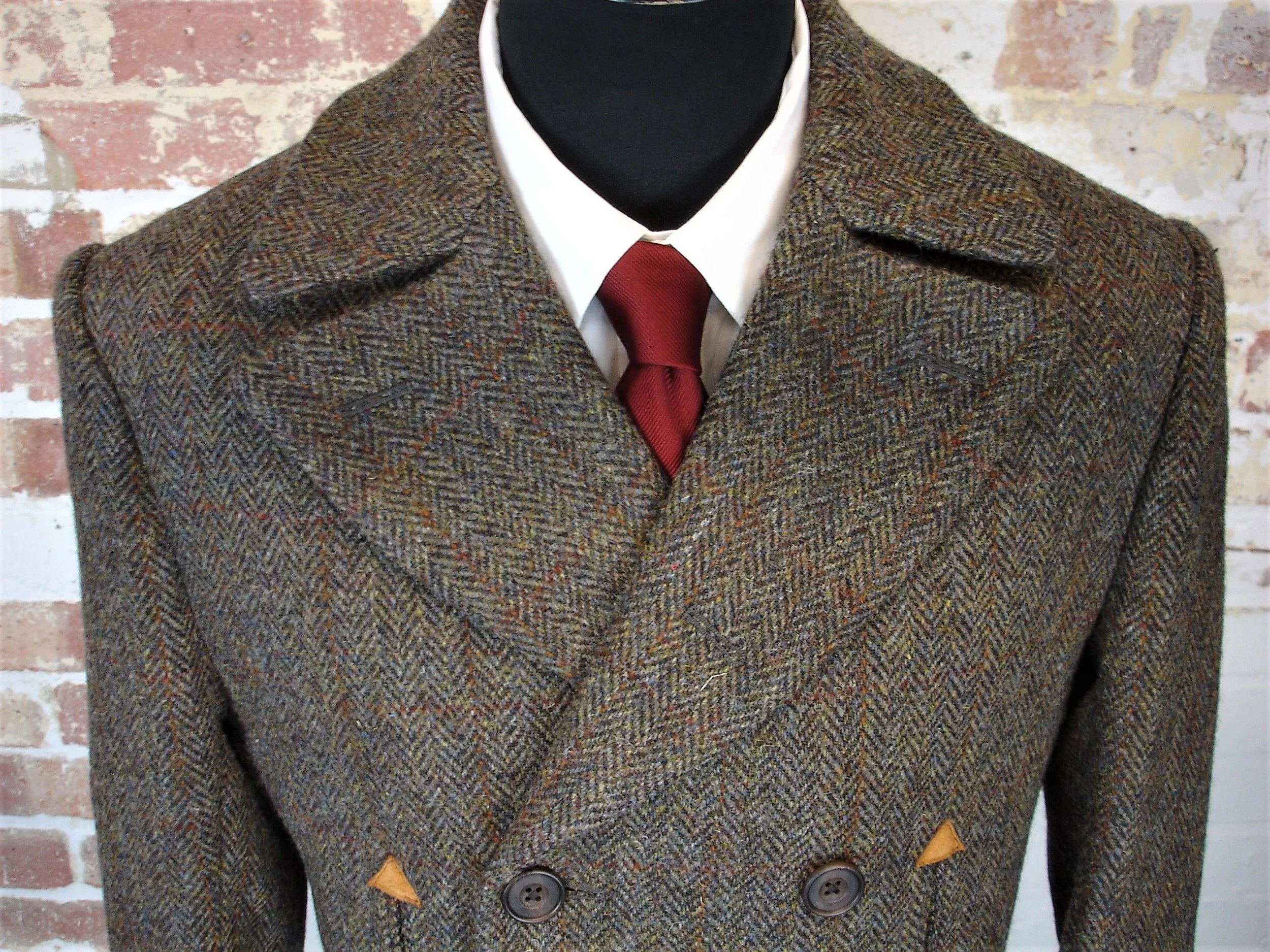 Men's Double Breasted Peak Lapel Blazer