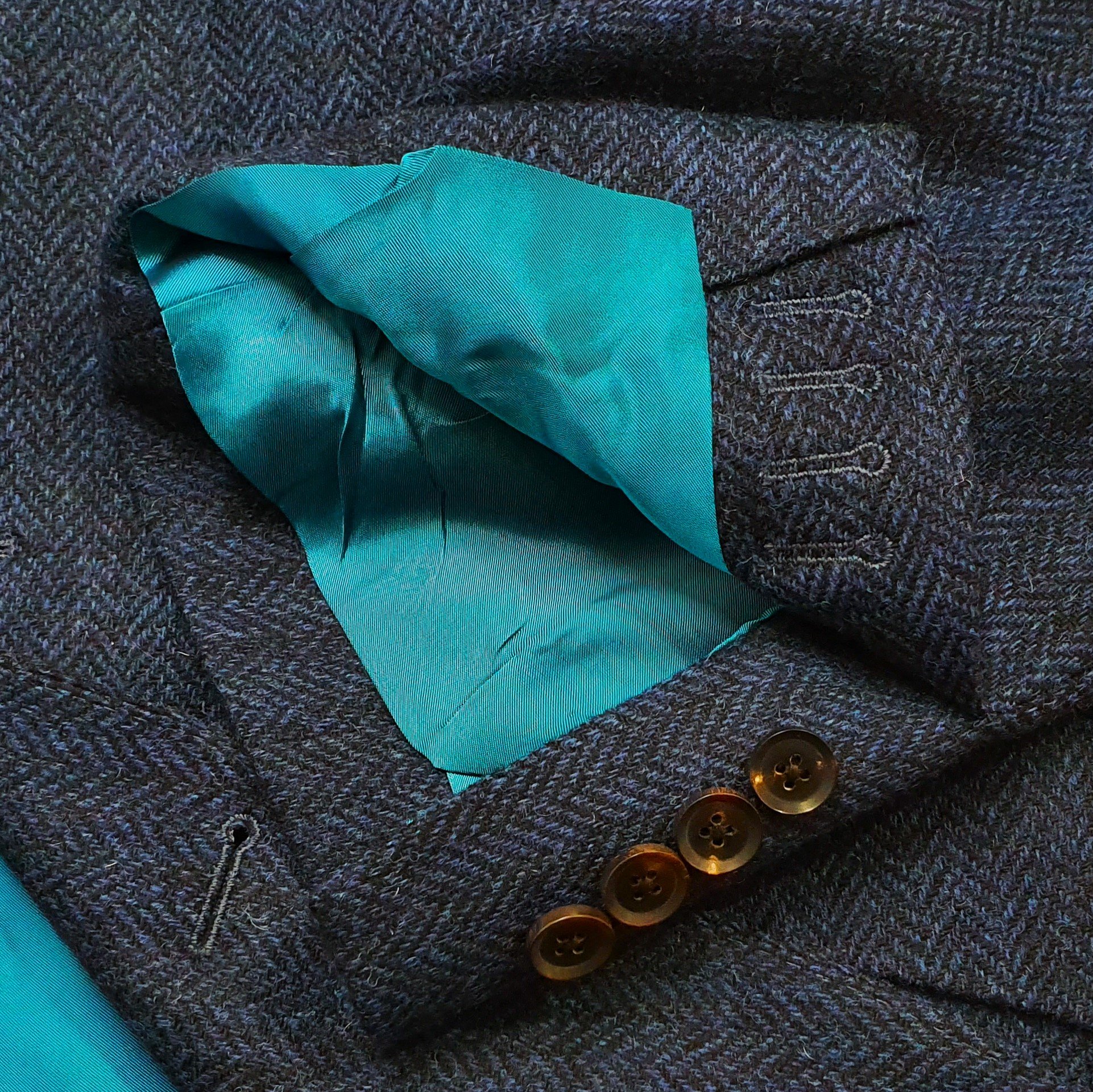 3 Piece Suit in Holland and Sherry Blue Herringbone Tweed (13).jpg