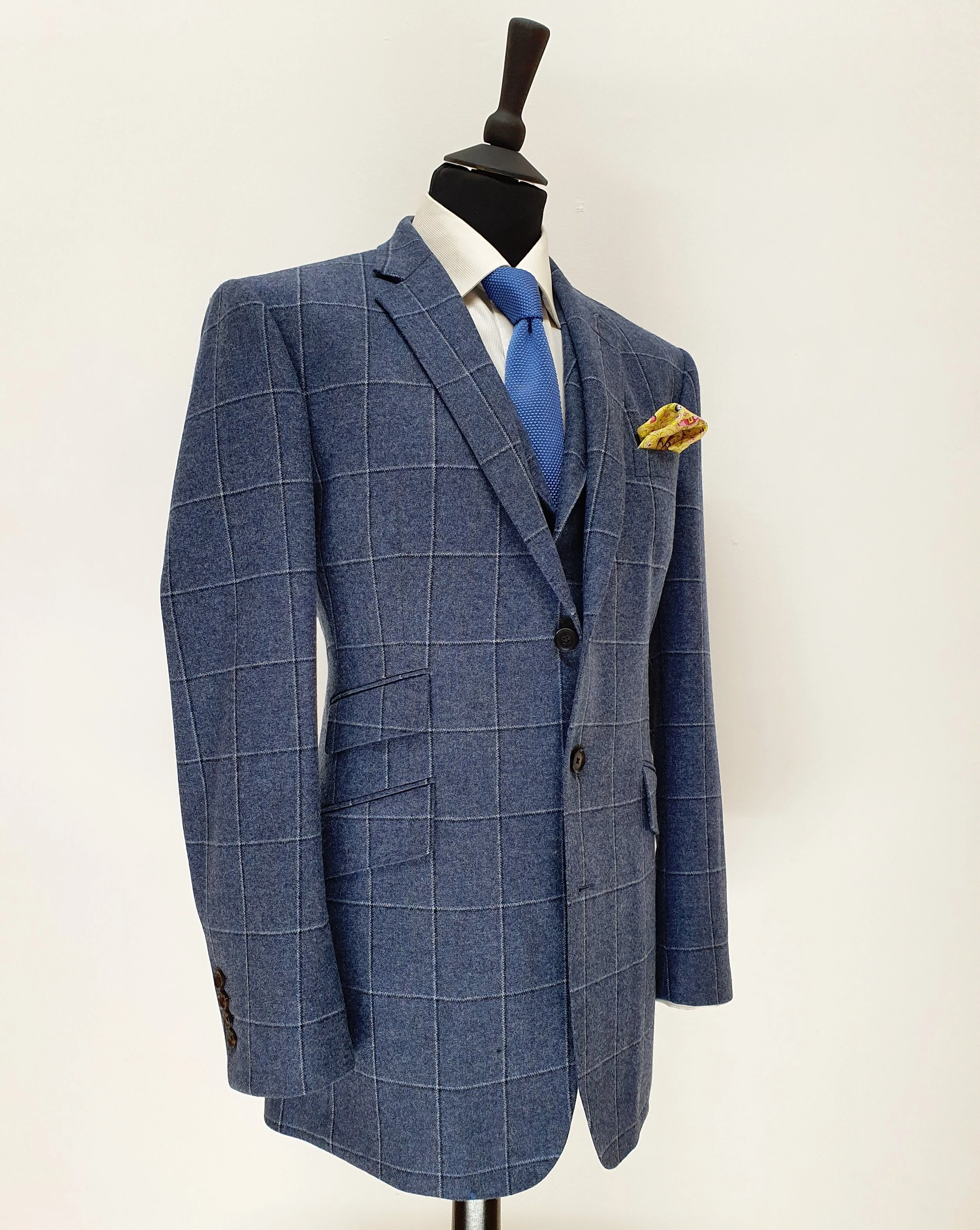 3 Piece Suit in Porter and Harding Lonedin Tweed — TWEED ADDICT