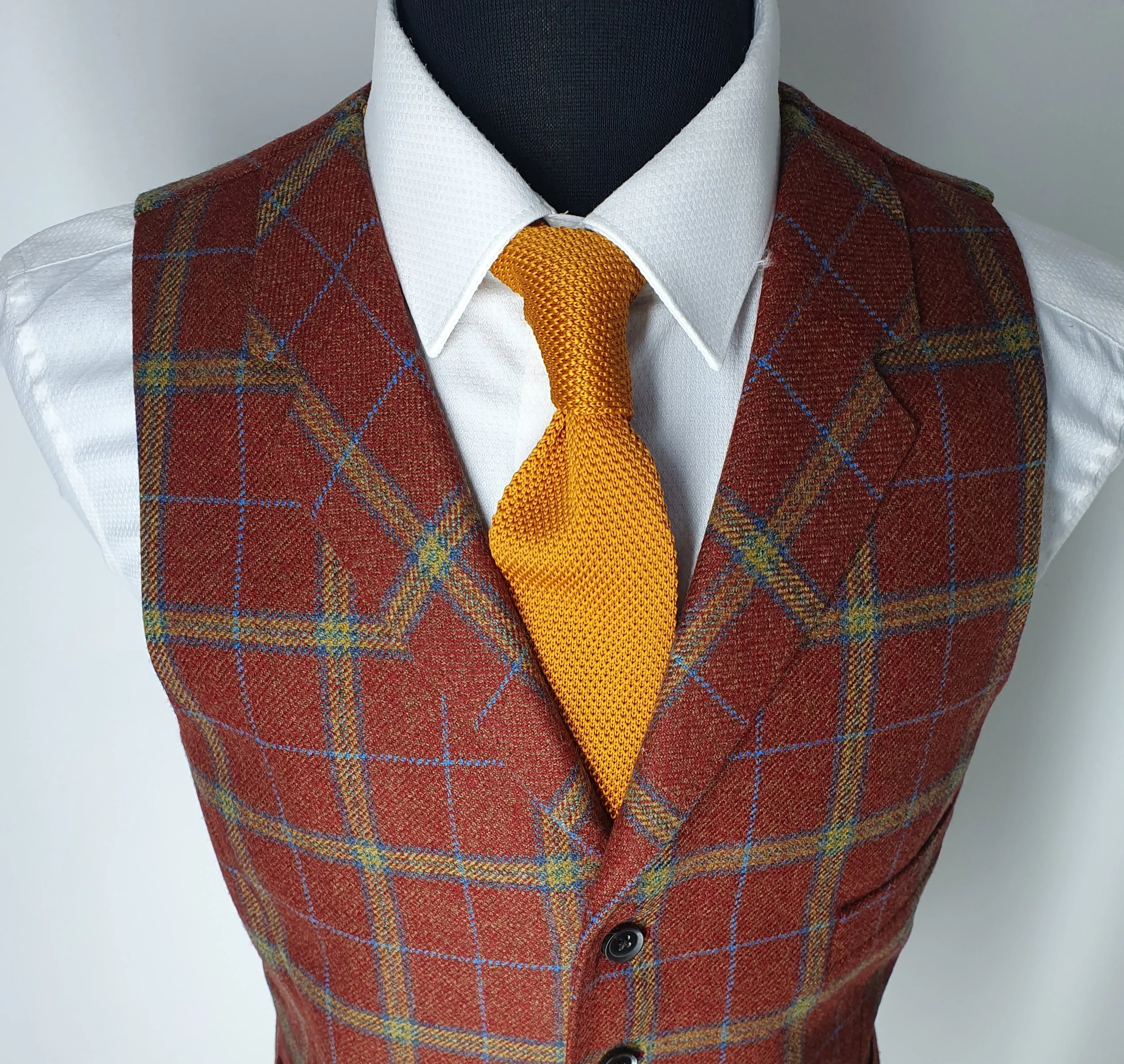 Bespoke Waistcoat in Porter and Harding Glenroyal Tweed