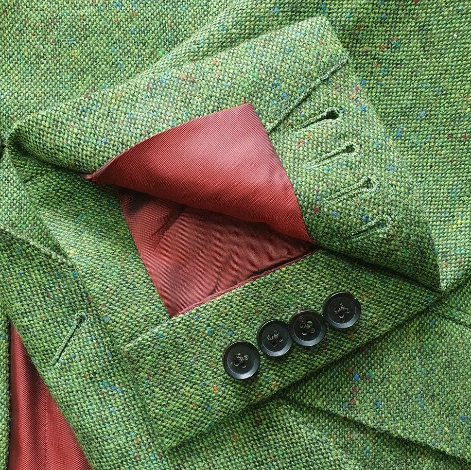 3 Piece Suit in Green Donegal Tweed (11).jpg