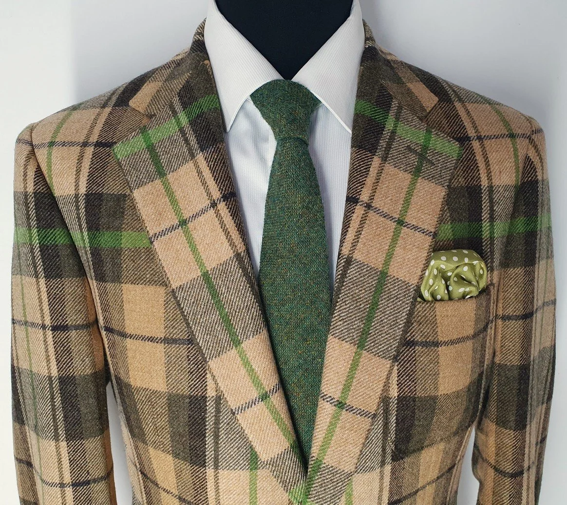 Patch Pocket Jacket in Fox Brothers Applecross Tweed
