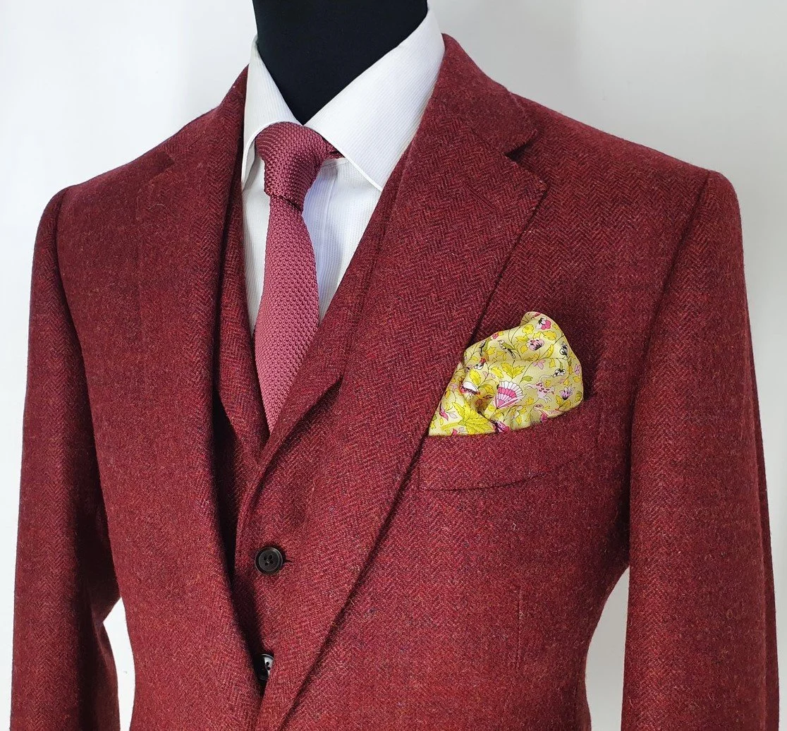 3 Piece Suit in Red Herringbone Tweed (9).jpg