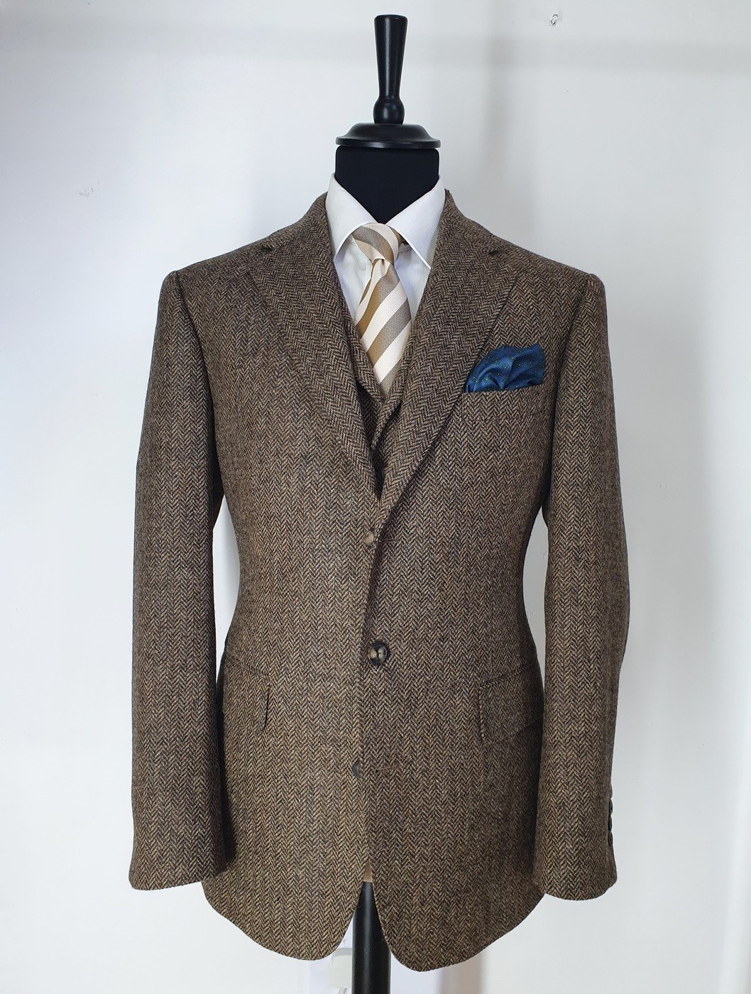 3 Piece Suit in Shetland Herringbone Tweed (5).jpg