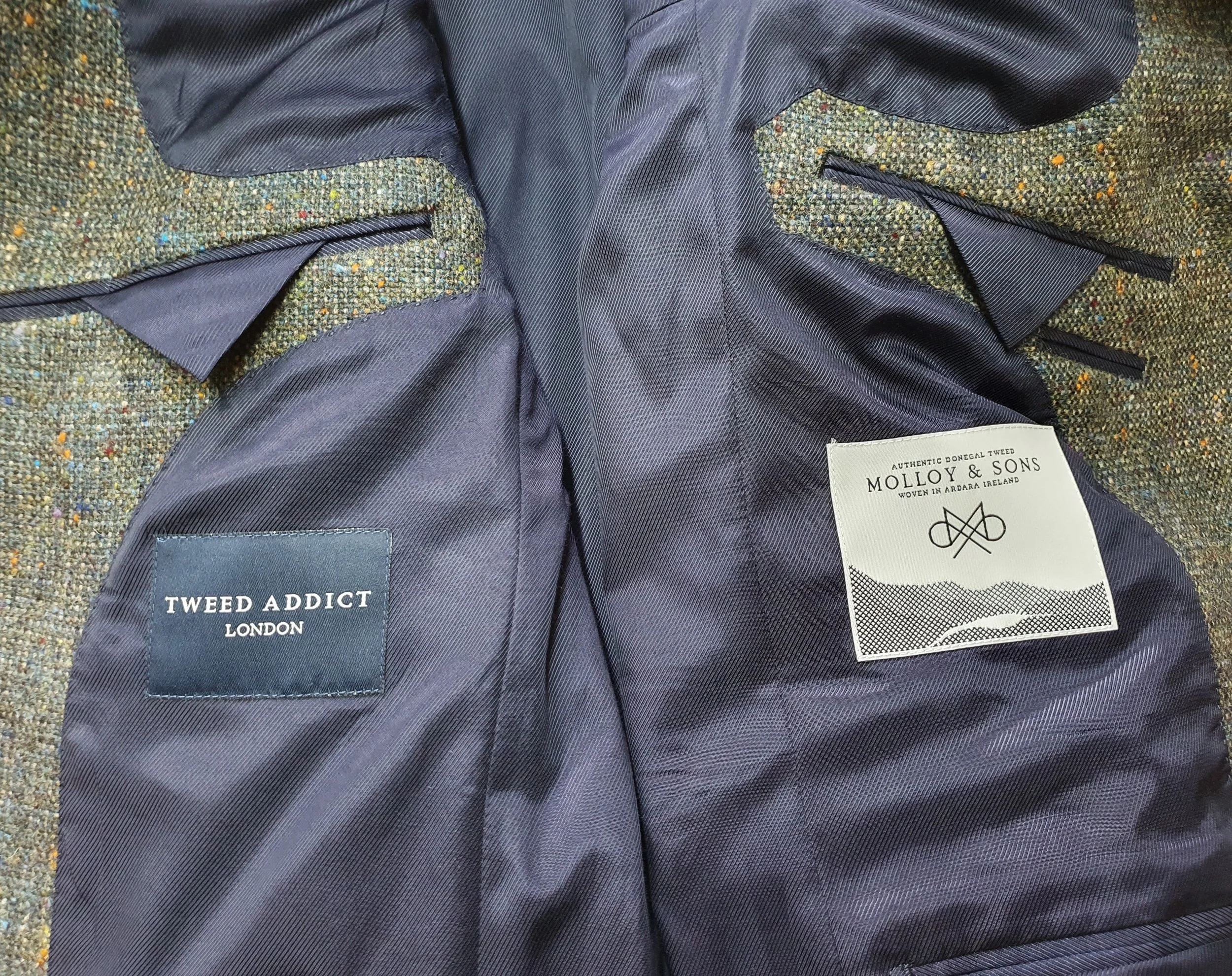 Tweed Jacket in Molloy Donegal Tweed — TWEED ADDICT