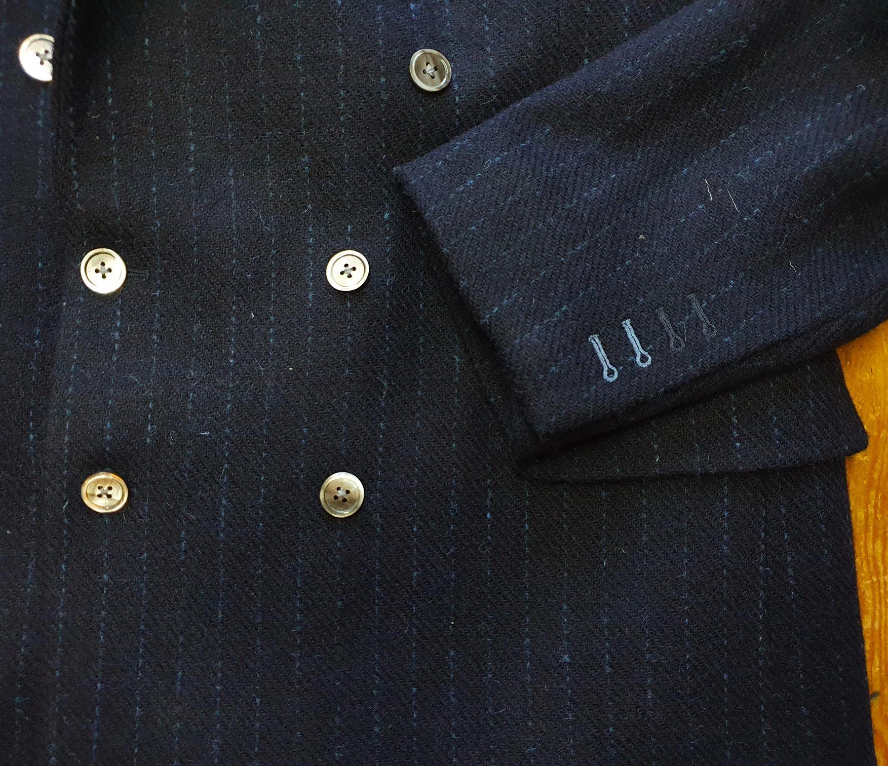 Double Breasted Pinstripe Harris Tweed Suit (4).jpg