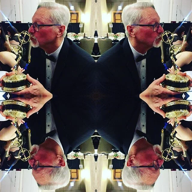 CONGRATS to my father  @mikejaz2 on his big win! 🏆#emmys2017 #chicagosbest #secondwin #📺