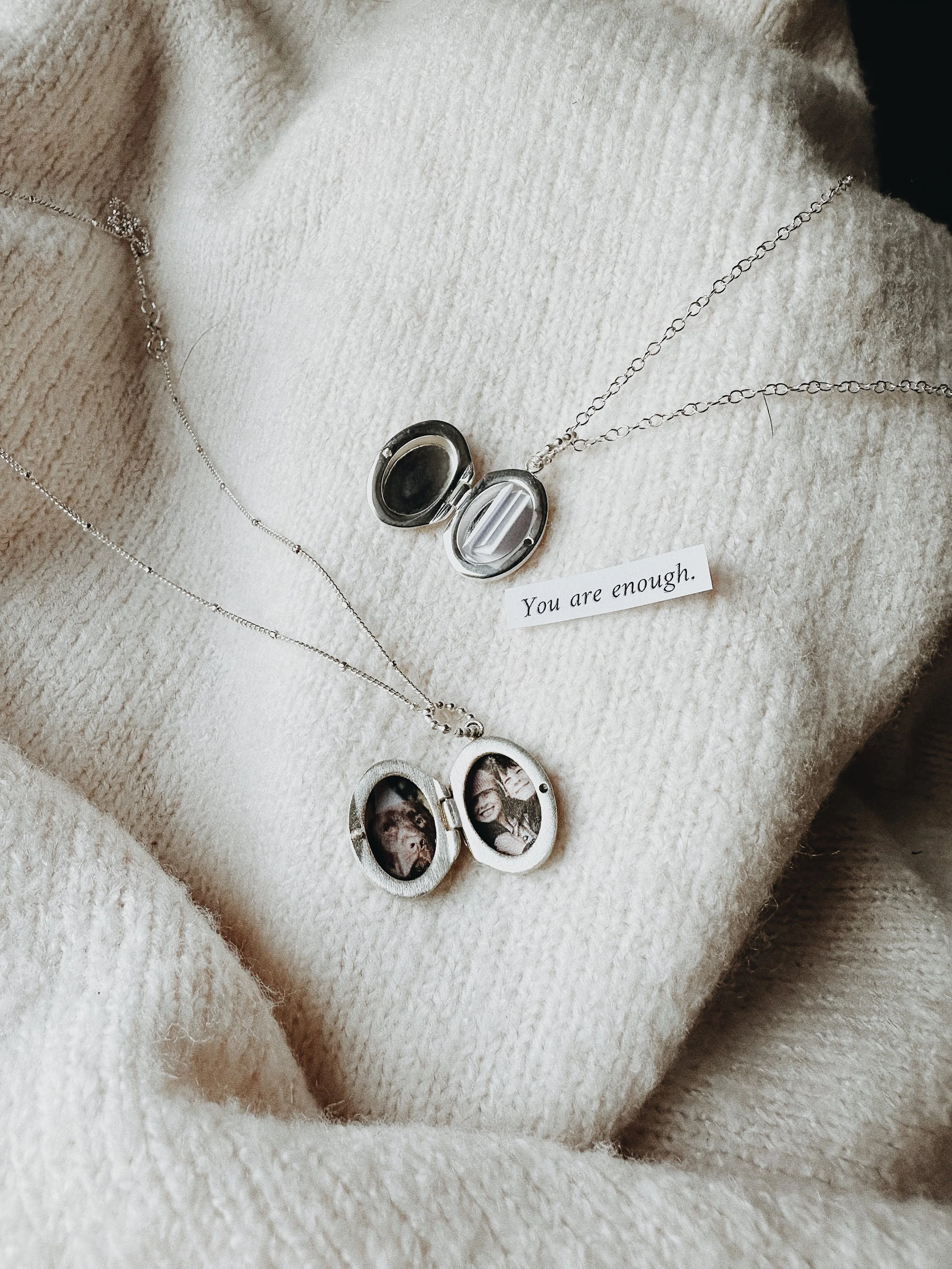 Oval Locket Necklace