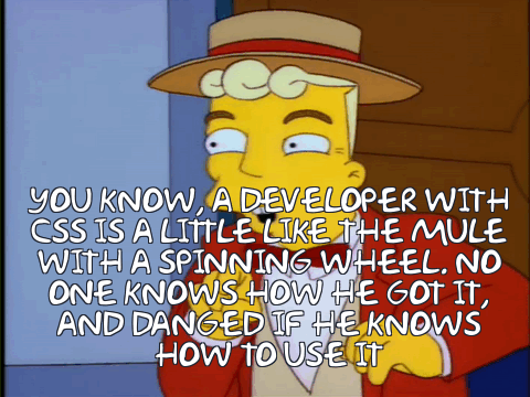 My favorite GIF from the talk, and definitely got the biggest laugh.