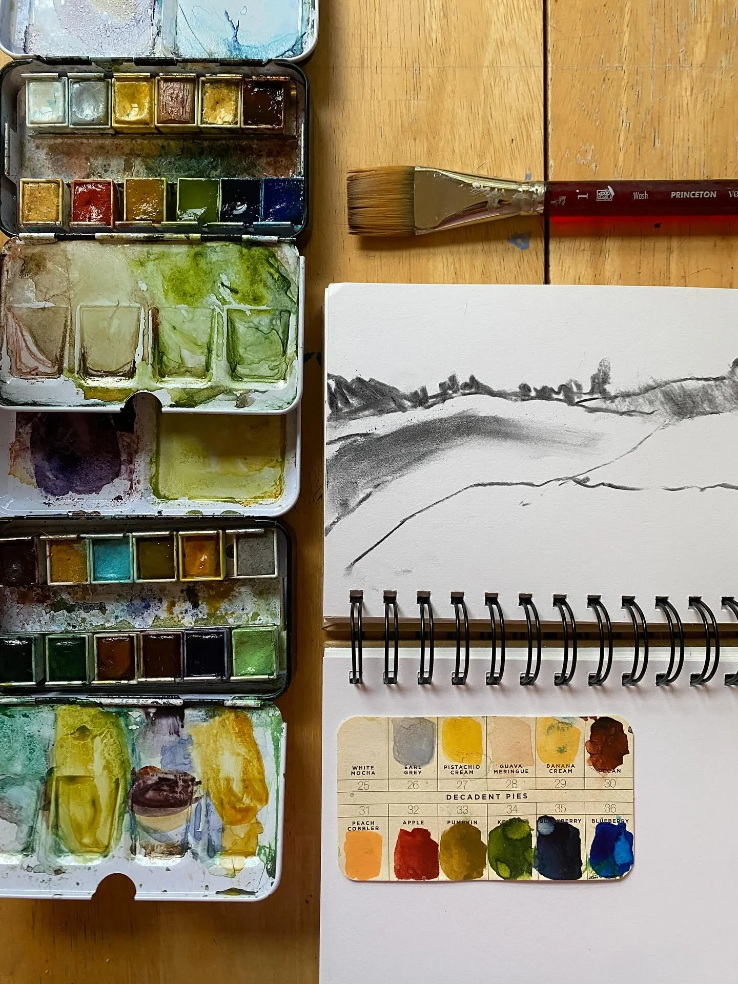 How do you start a sketch? Do you jump right in? Do you do thumbnails first? Perhaps use pencils or apply a light wash to activate the surface and respond to those marks and color? 
.
No wrong answer here. Curious what process works for you. I&rsquo;