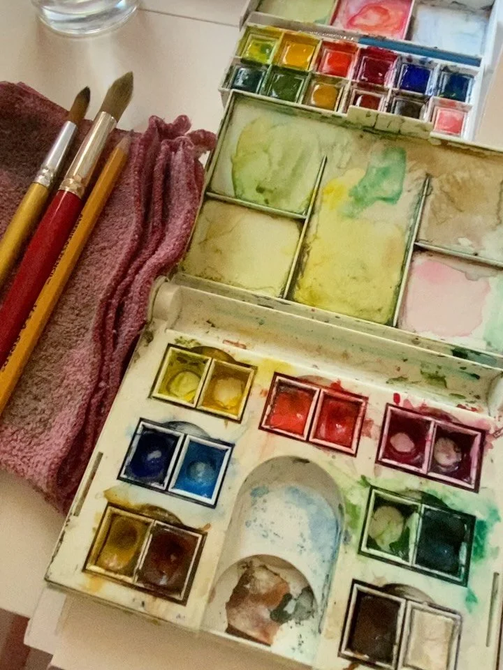 Holding my first 2026 zoom class which was a lovely Christmas present to a beautiful couple gifted from their daughter. Paring down the info is my challenge this week since I&rsquo;m prone to want to share everything 🎨 simplify is my mantra for thes