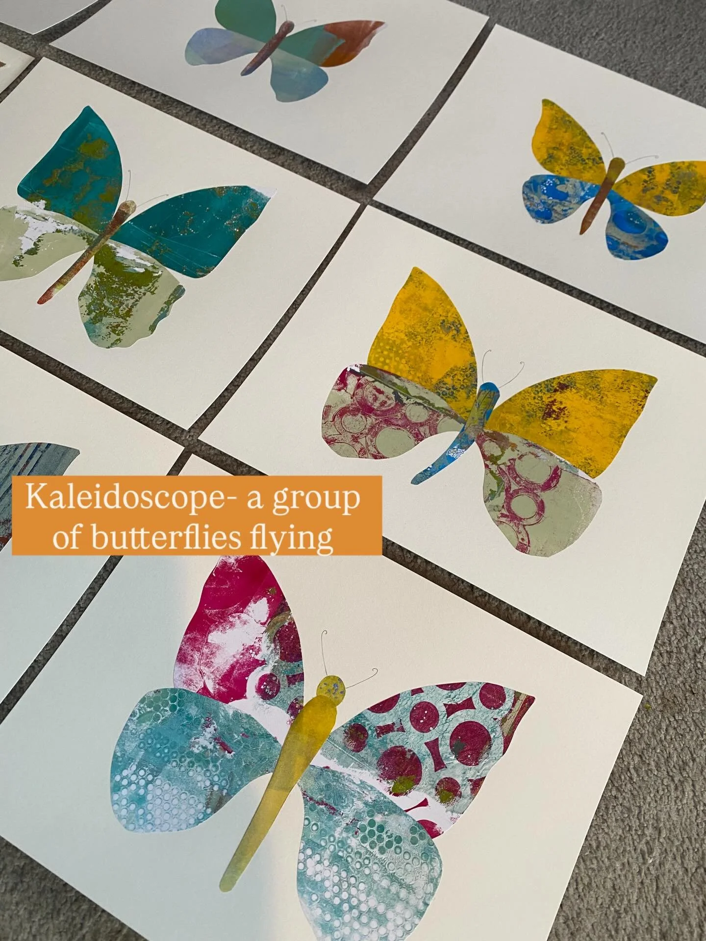 Nine and counting, these butterflies are growing and have me looking forward to spring. We have a ton of milkweed planted for the monarch&rsquo;s this year in hopes we will see some hatch.

I&rsquo;m naming this series &lsquo;Kaleidoscope&rsquo; whic