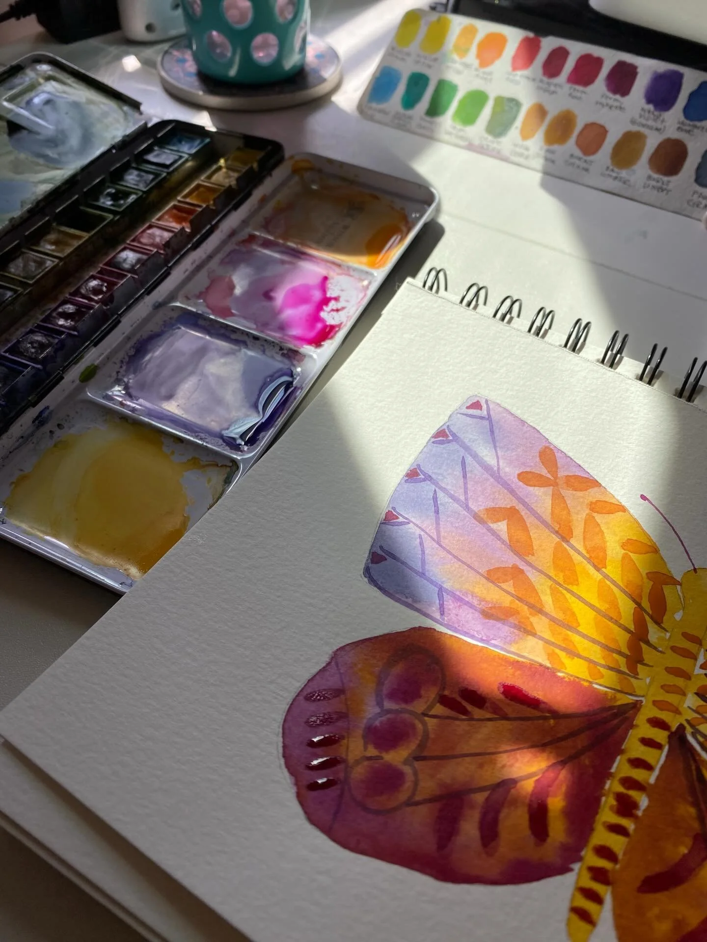 Marie

Day 34/100
#the100dayproject 
#the100dayproject2026

Each butterfly in this series will be named after a person who was instrumental in transforming my life.

Number 34 is named after my neighborhood best friend growing up. She lived up a tiny