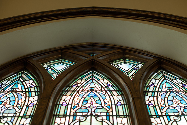  restored stain glass windows 