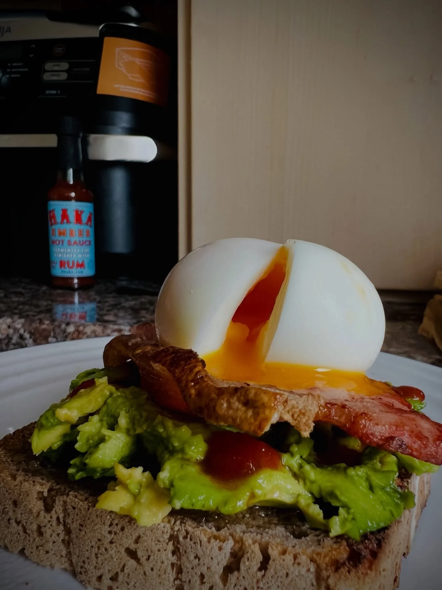 Don&rsquo;t get me wrong. I love pancakes and pancake day, however bacon, avocado and egg on sourdough toast with a good hot sauce gets me every time 🔥🥑 
.
.
#hakarum #rum #hotsauce #avocado #avocadoontoast