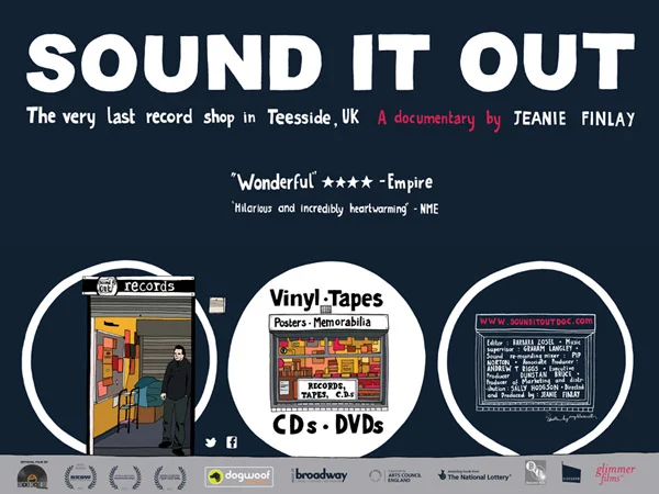 SOUND IT OUT A2 Glossy film poster