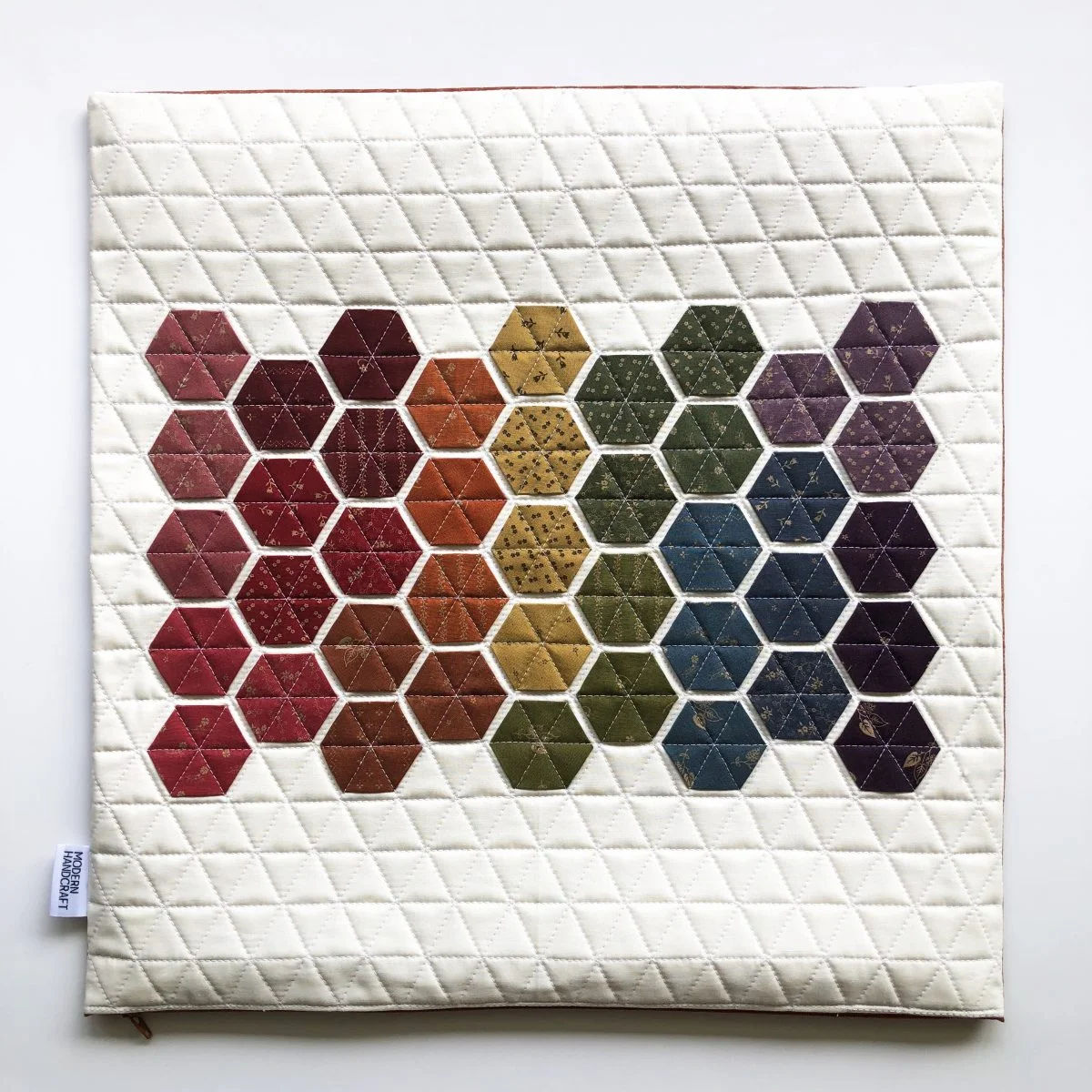 Modern Handcraft // Hexie Pillows for Moda