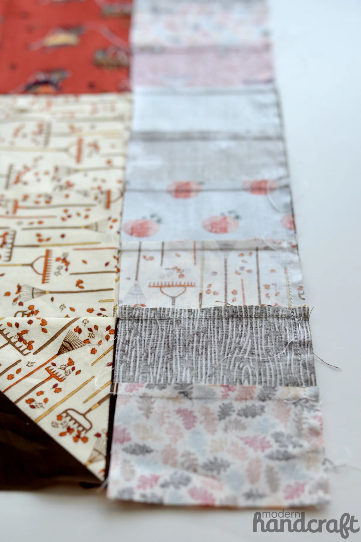 Modern Handcraft // Modern Maples Mini Quilt Tutorial