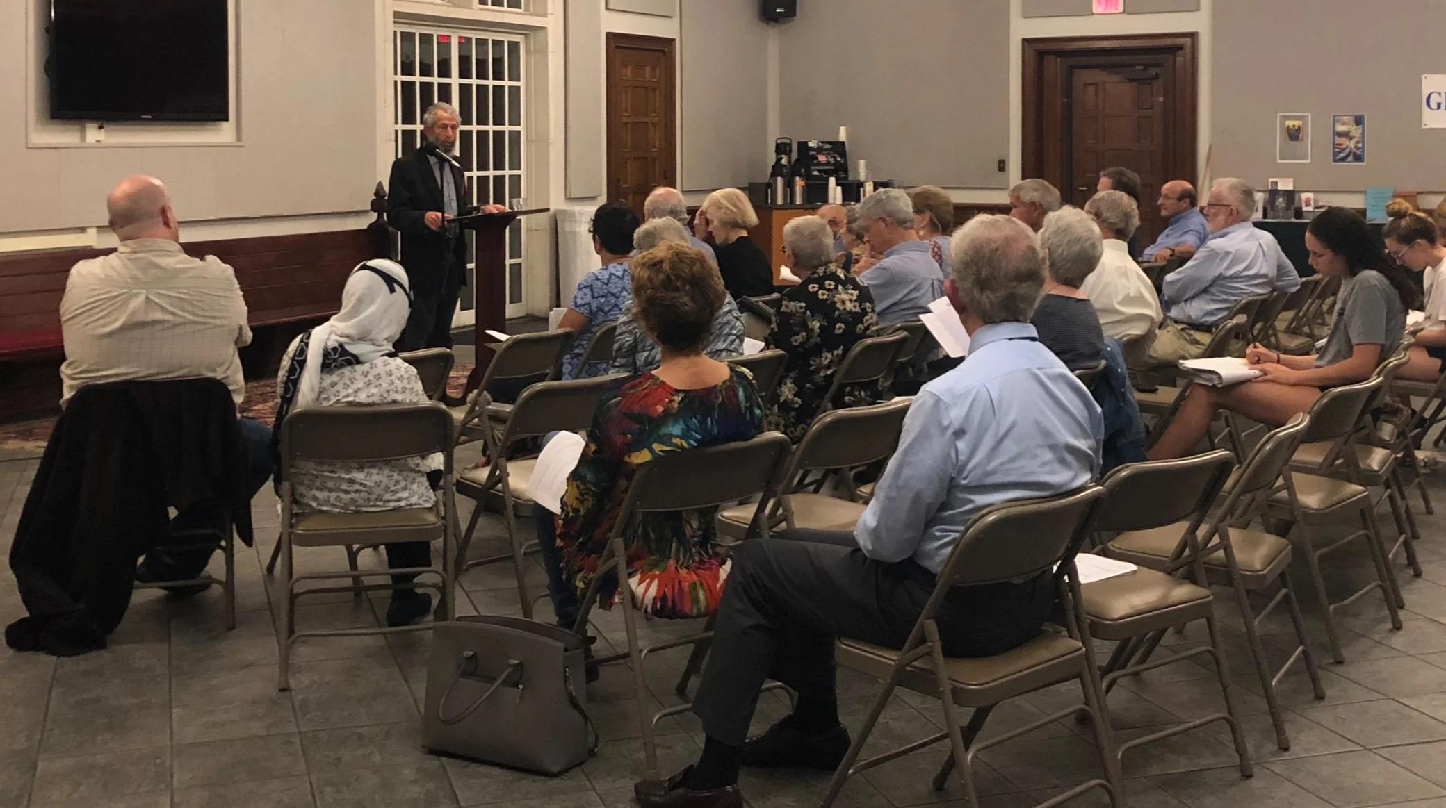 Dr. Reuven Firestone speaking at the Second Annual James Sawers, Jr. Interfaith Speaker Series October 11-13, 2018.
