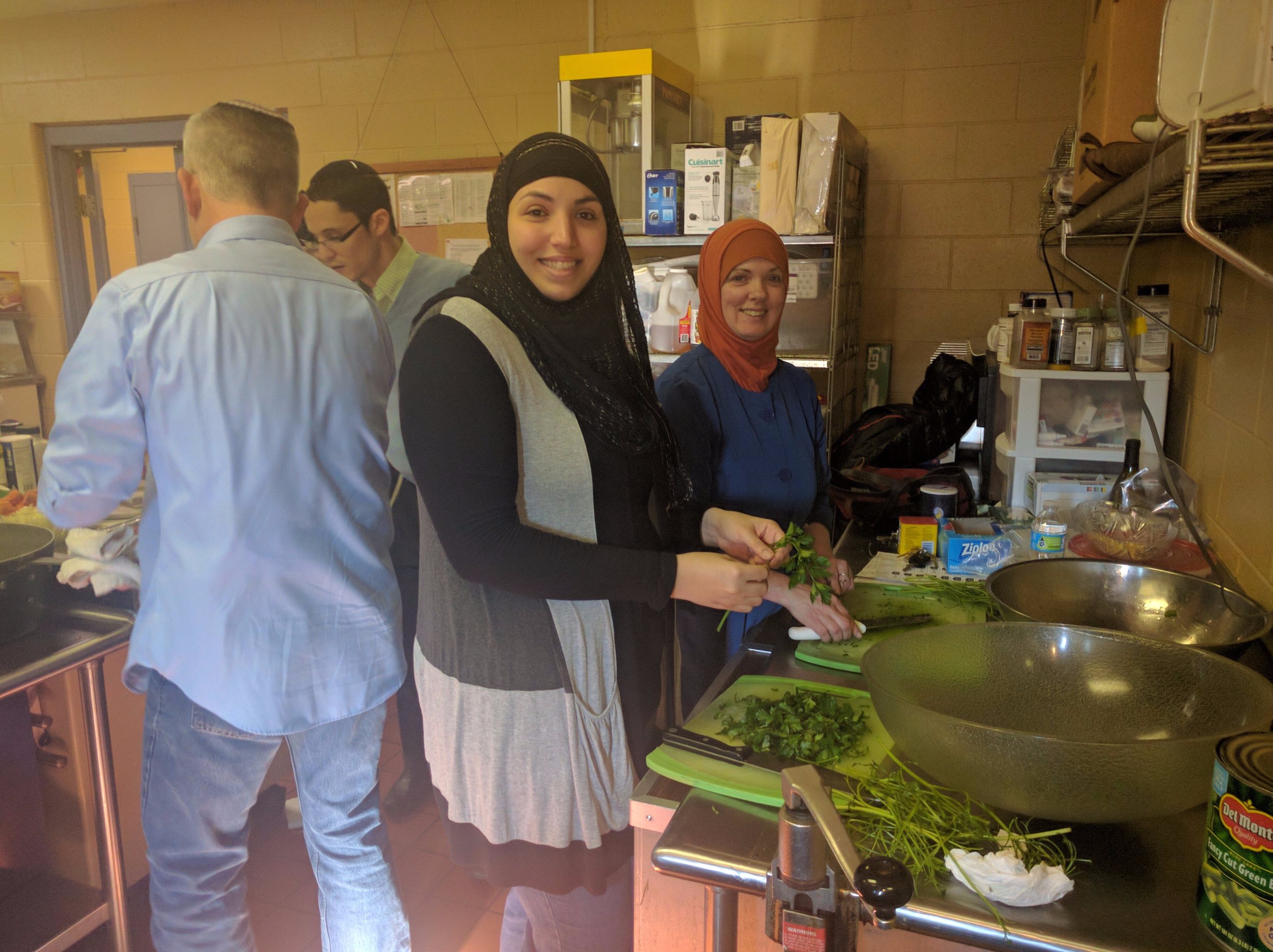 Food Preparation for the 2007 Food and Faith Program